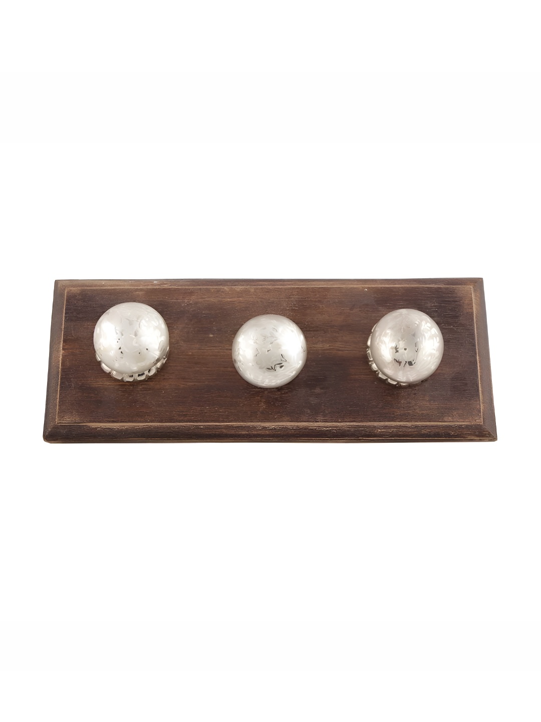 

Indianshelf Brown & Grey Dome 3 Hooks Key Holder