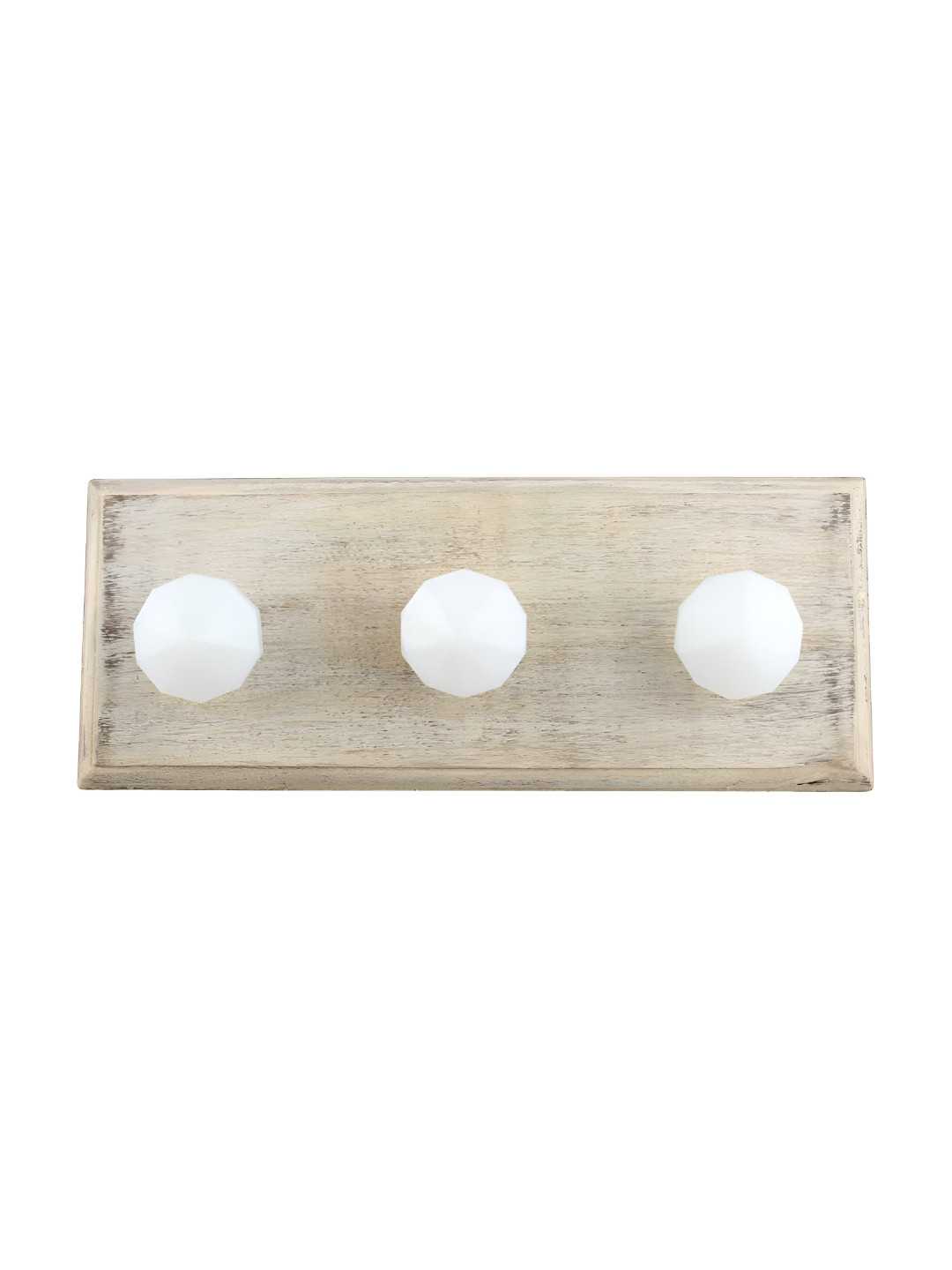 

Indianshelf White Wooden Milky Top Wall Key Holder