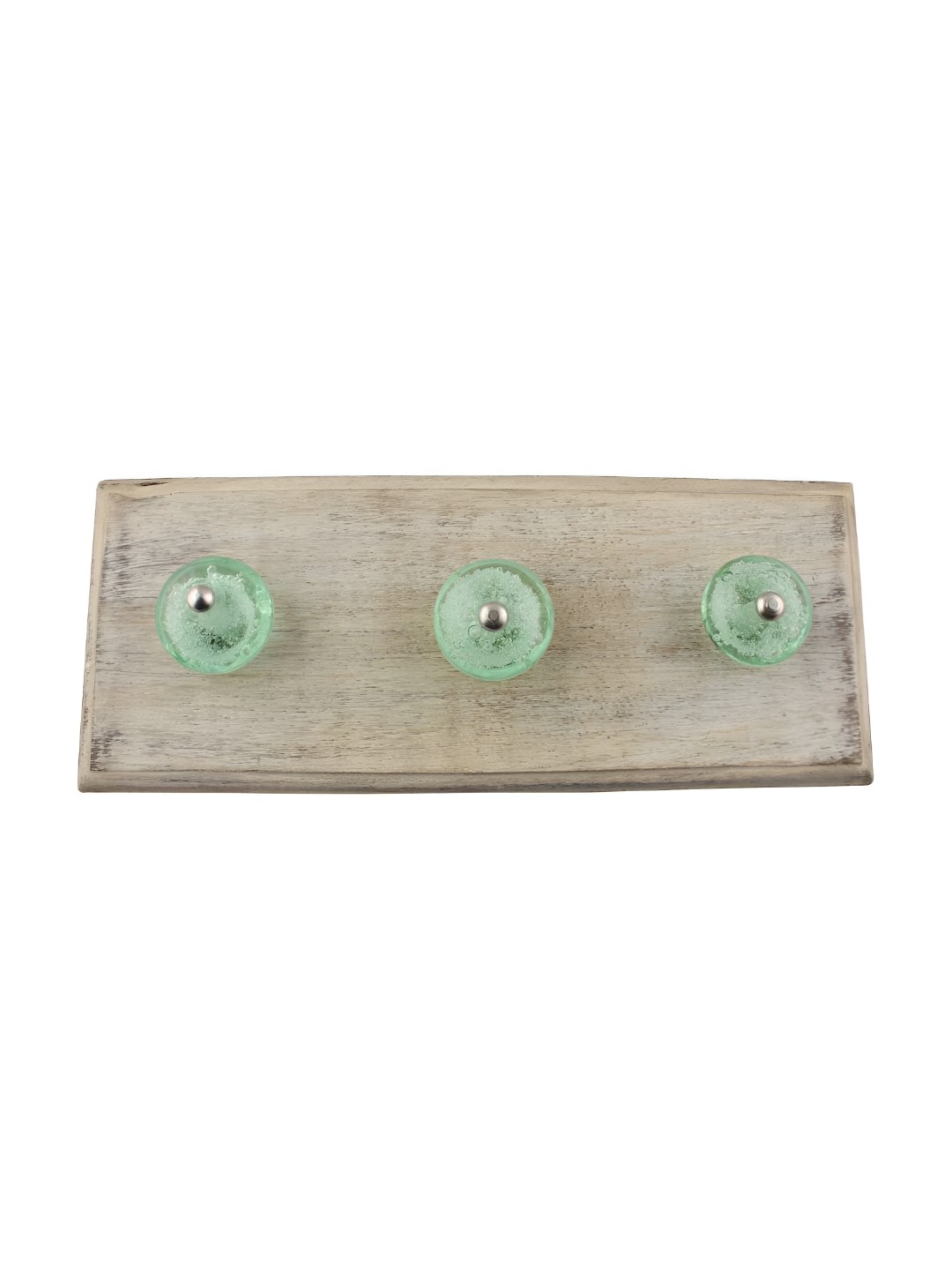 

Indianshelf Beige & Green Bubble Wooden Wall Key Holder