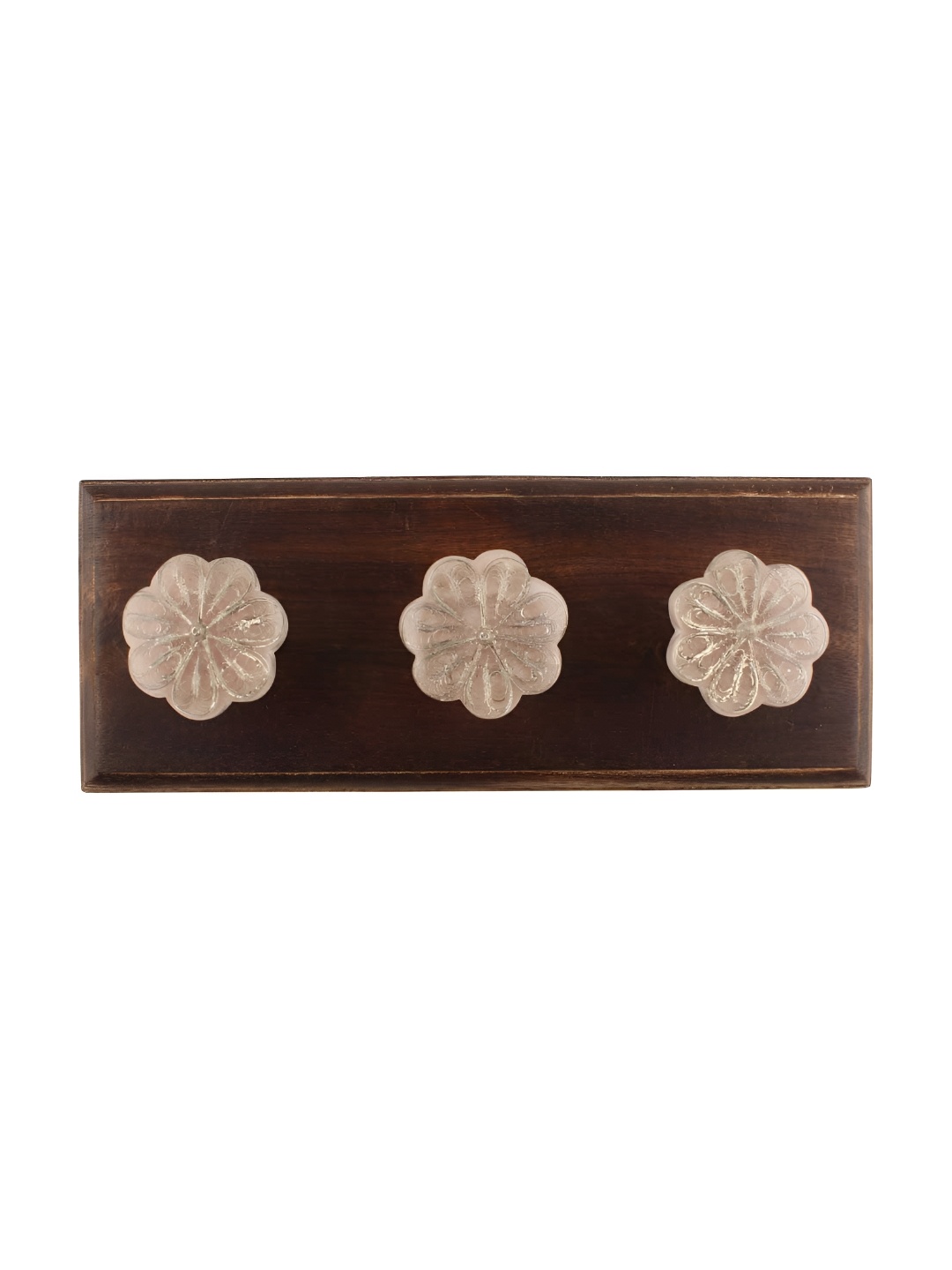 

Indianshelf Pink Flower 3 Hooks Key Holder