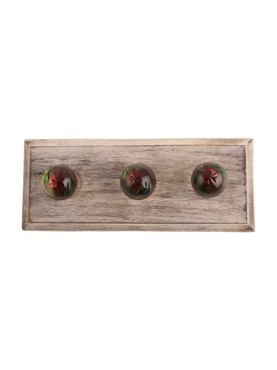 

Indianshelf Green Star Cut Wall Hooks Key Holder