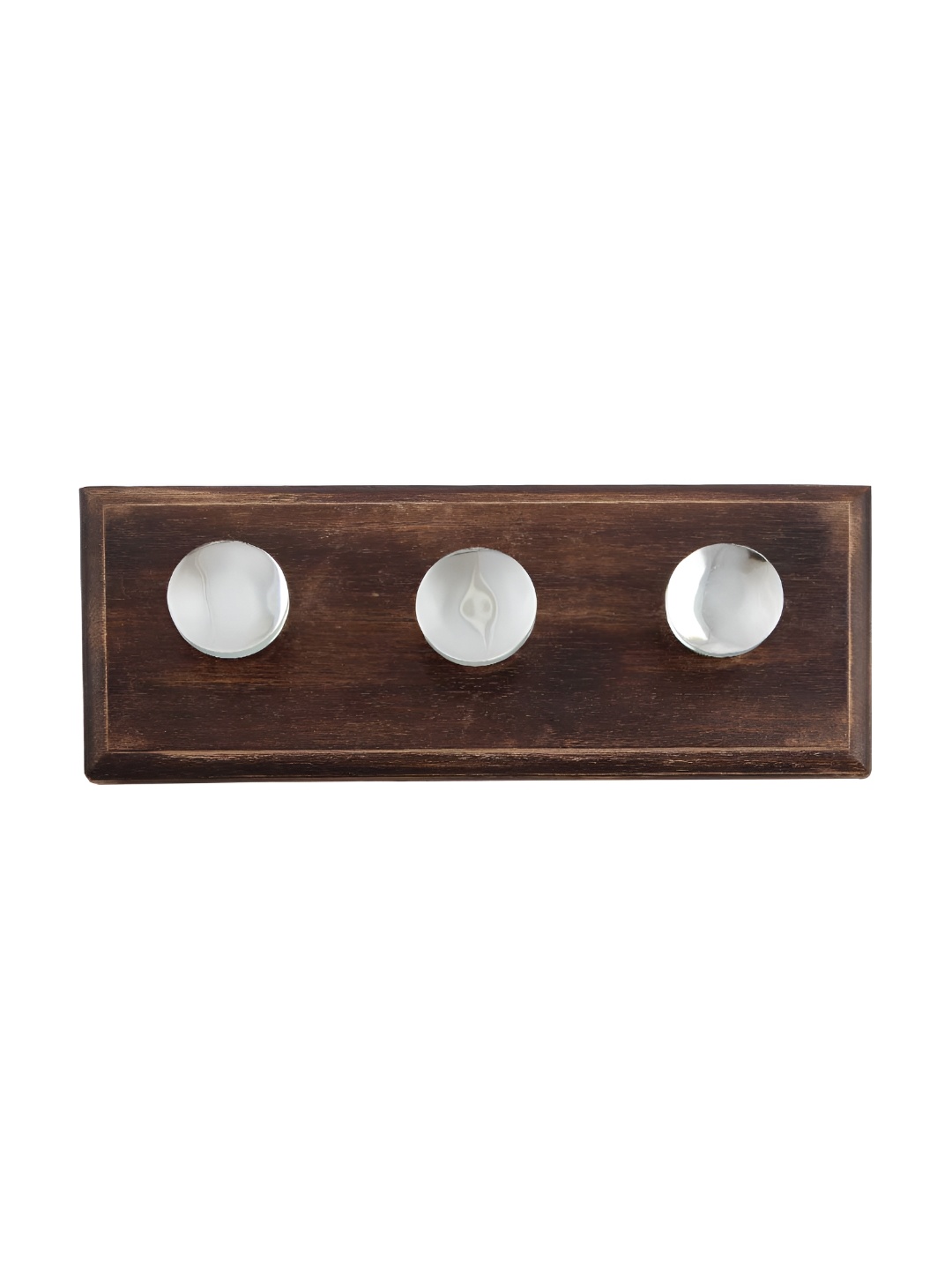 

Indianshelf Brown & Grey Flat Wall Hooks Holder