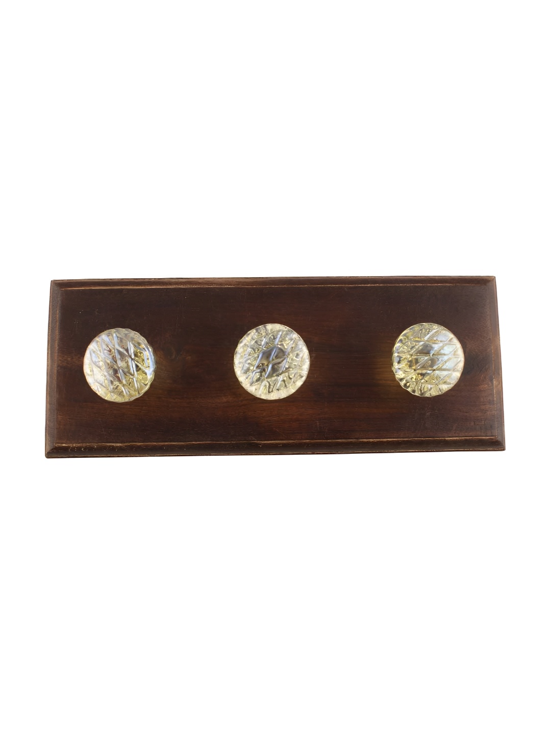 

Indianshelf Brown & Yellow Fine Cut Wall Hooks Holder