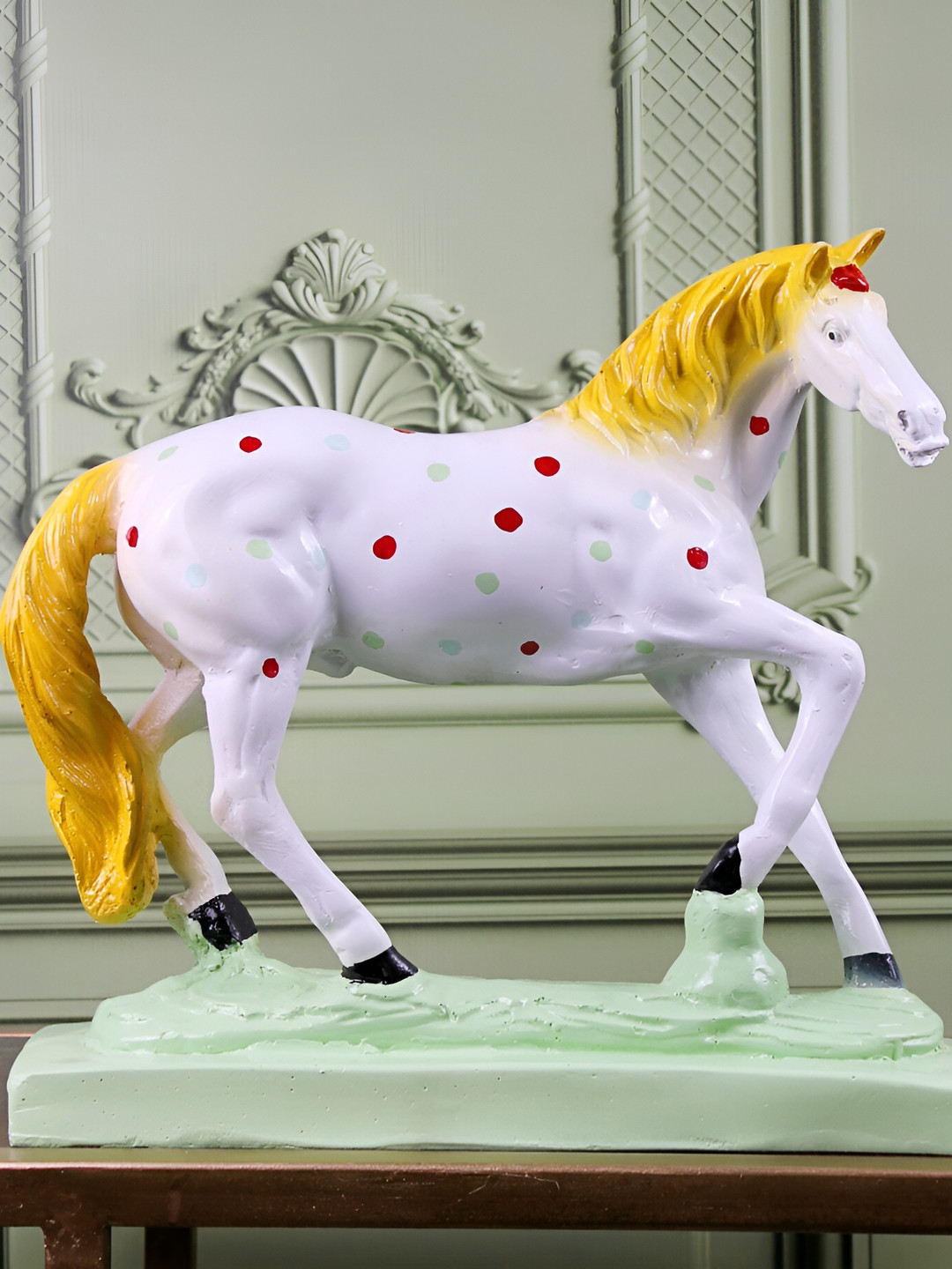 

THE WHITE INK DECOR White Figurine Showpiece