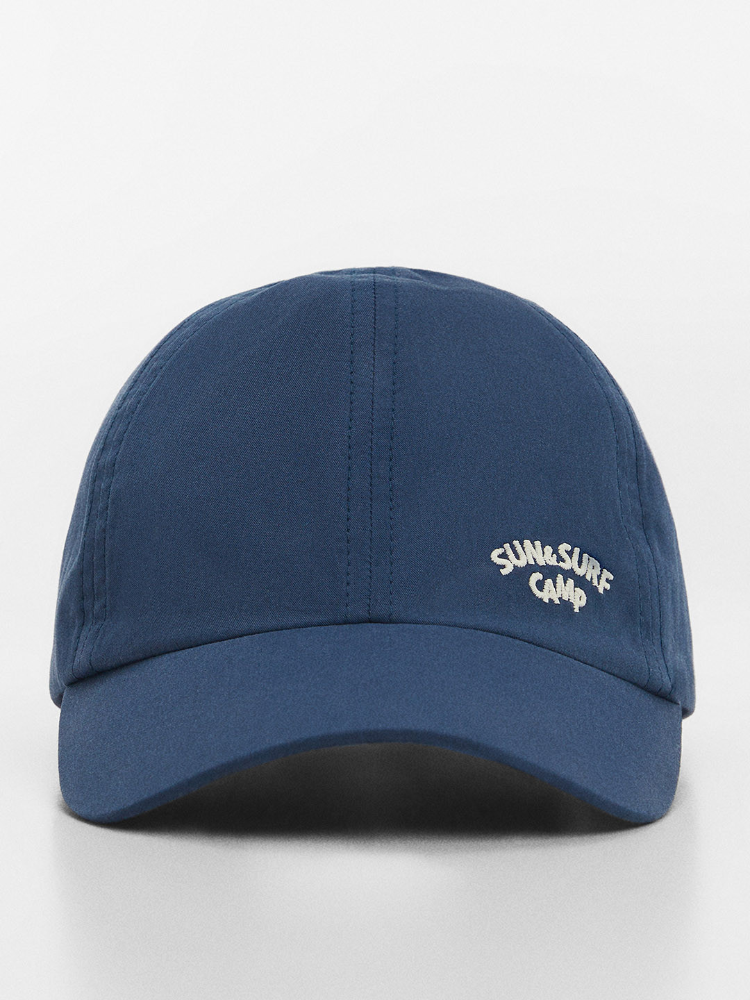 

Mango Kids Boys Solid Baseball Cap with Embroidered Detail, Navy blue