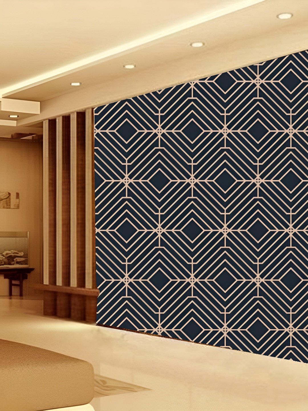 

KSHIRSA Black & Pink Printed Self-Adhesive Wallpaper