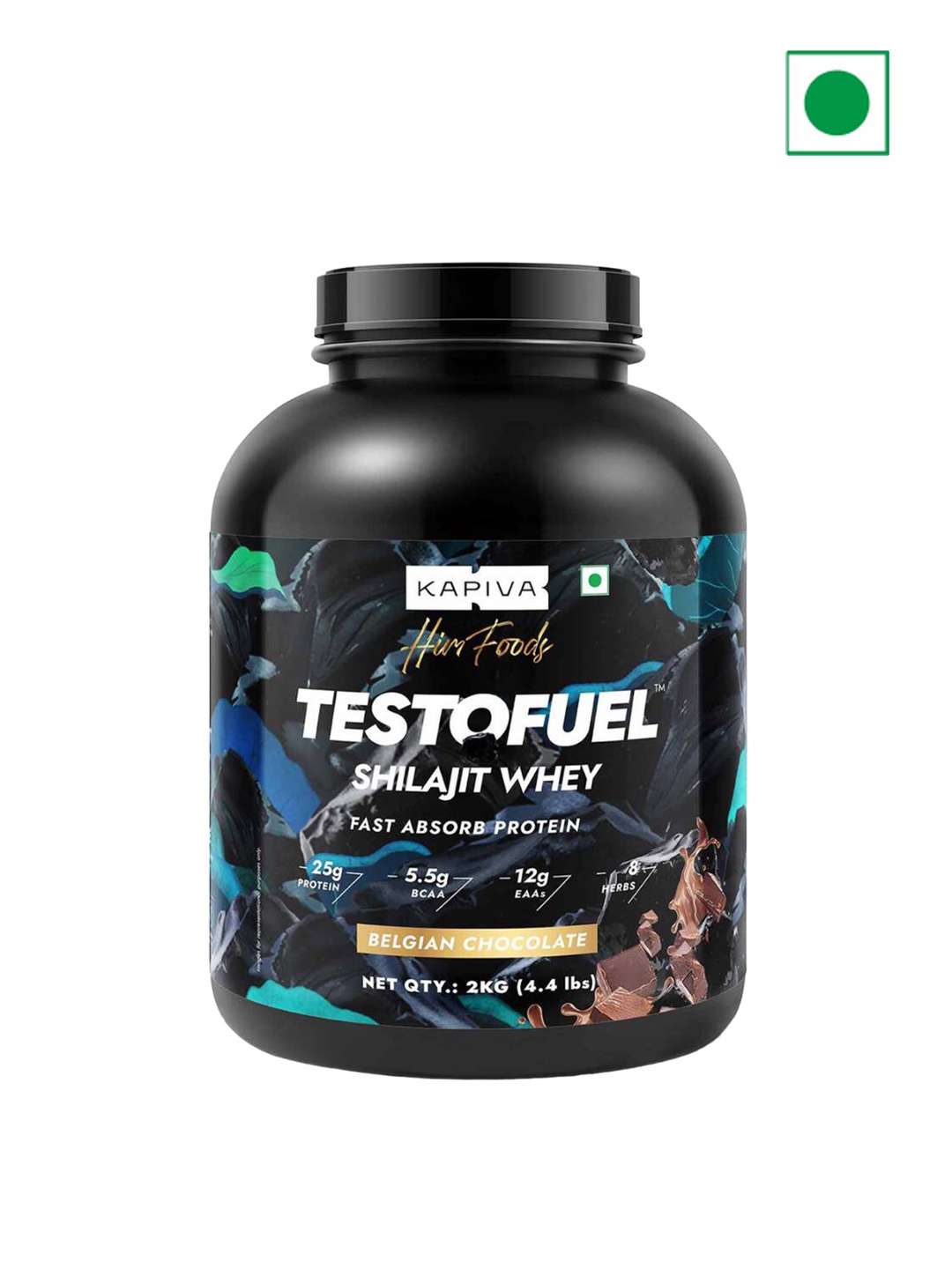 

Kapiva Men Foods Testofuel Shilajit Whey Protein - 2kg Chocolate, Brown