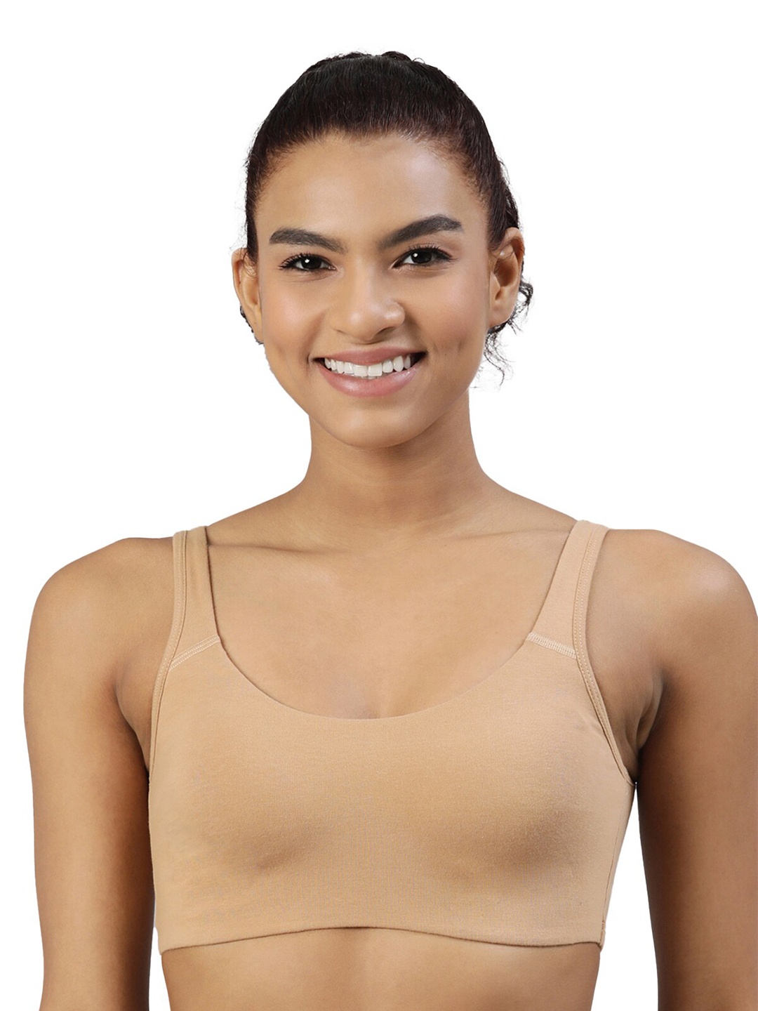 

BLOSSOM Full Coverage Non Padded Everyday Bra With All Day Comfort, Beige