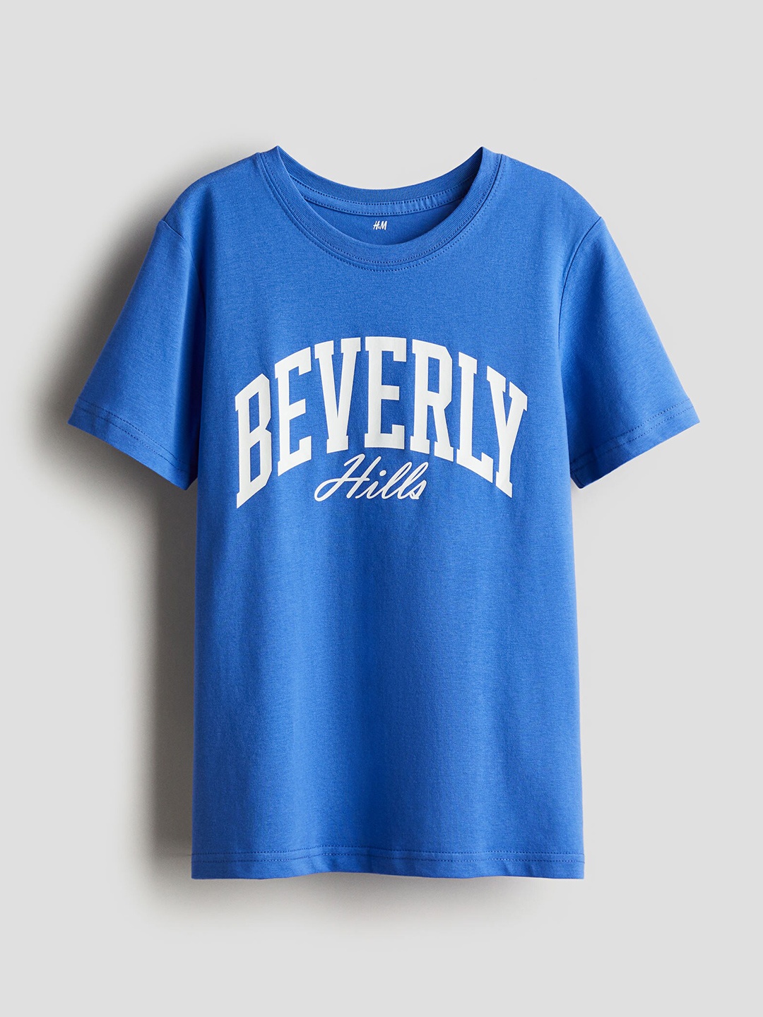 

H&M Boys Printed Cotton T-shirt, Blue