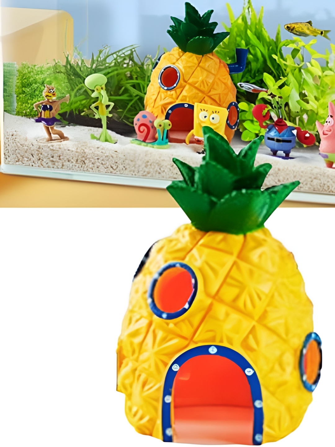 

VAYINATO Yellow Curio Showpiece