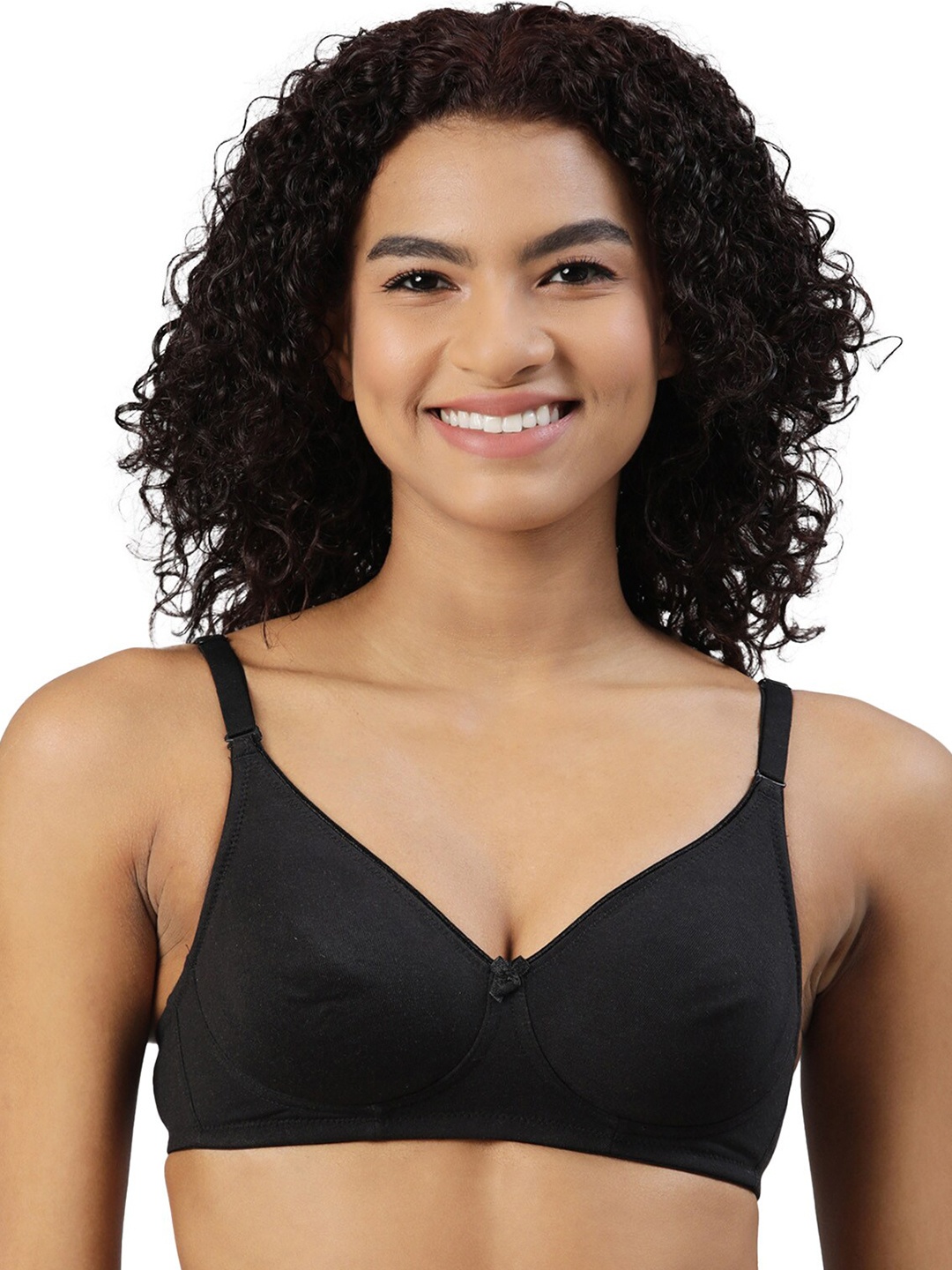 

BLOSSOM Medium Coverage Bra, Black