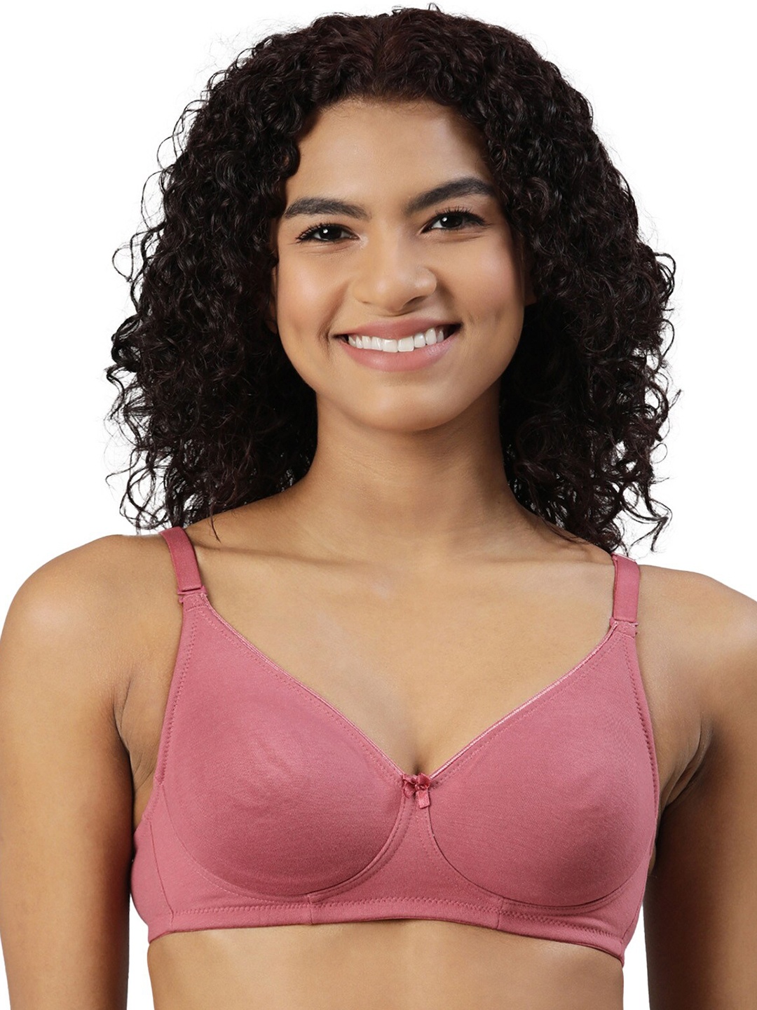 

BLOSSOM Medium Coverage Non Padded T-shirt Bra With All Day Comfort, Rose gold