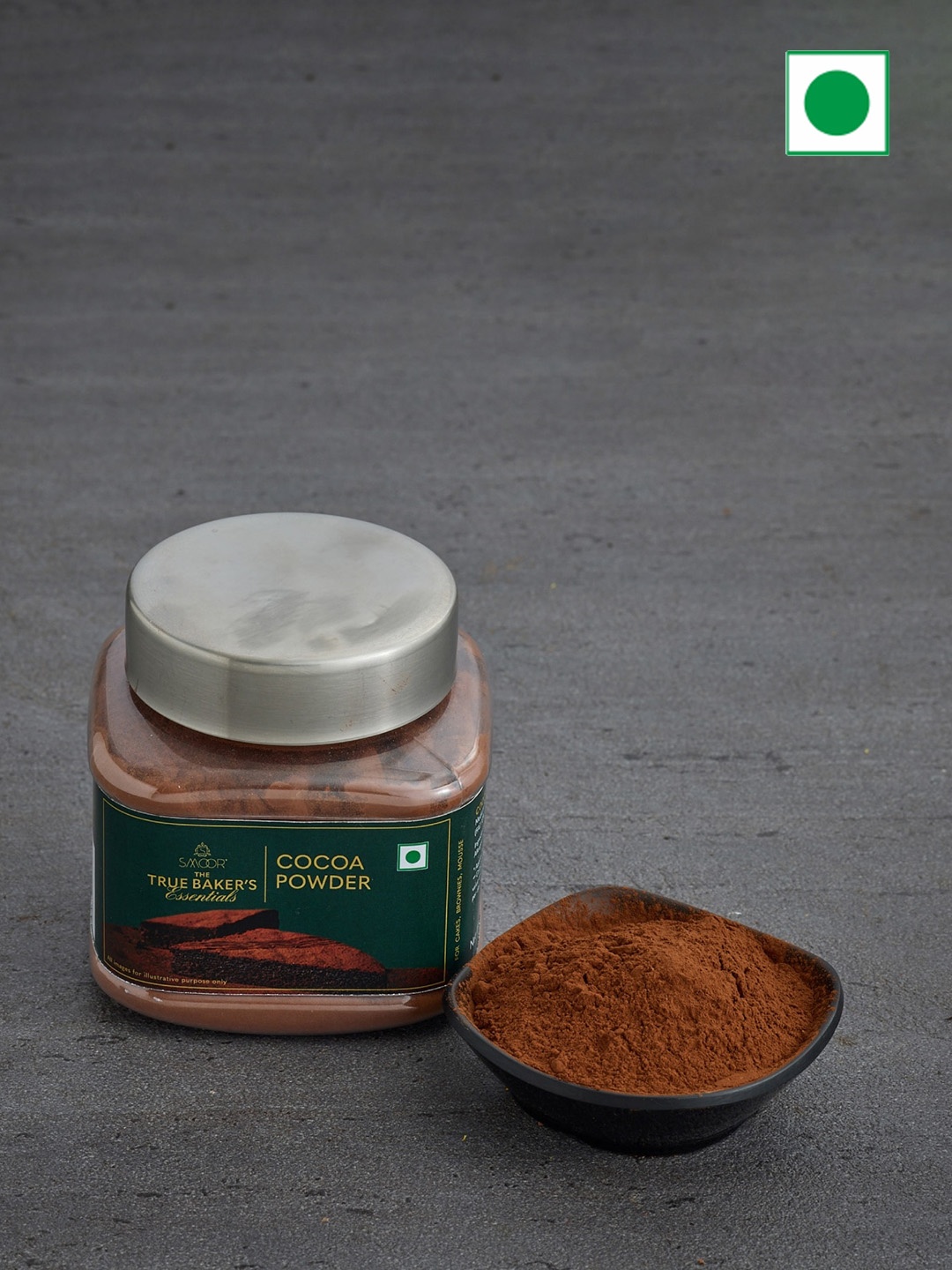 

SMOOR True Baker's Baking- Cocoa Powder, Green