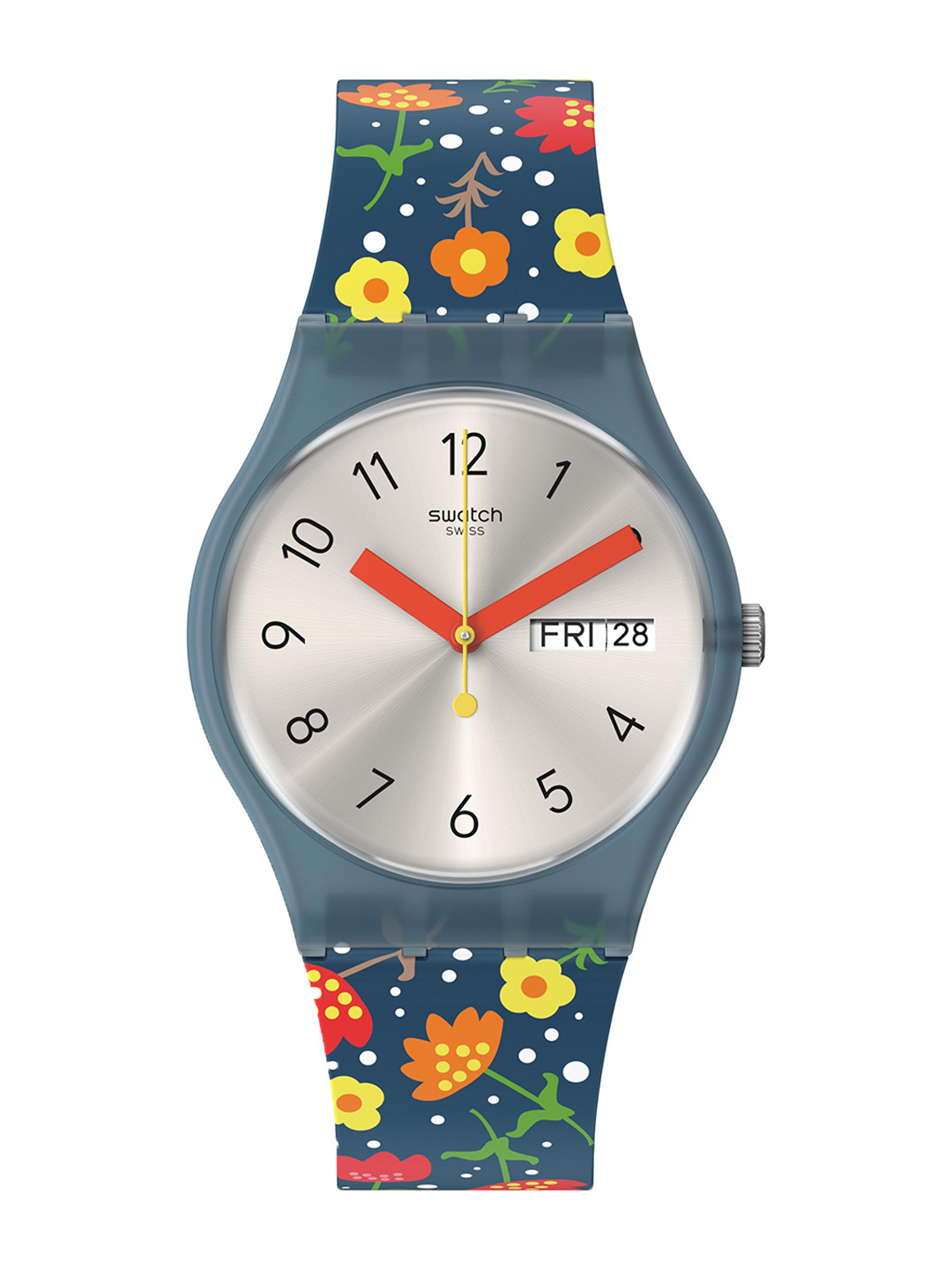 

Swatch Unisex Printed Dial & Straps Analogue Watch SO28N704_SWATCH WATCH, Blue