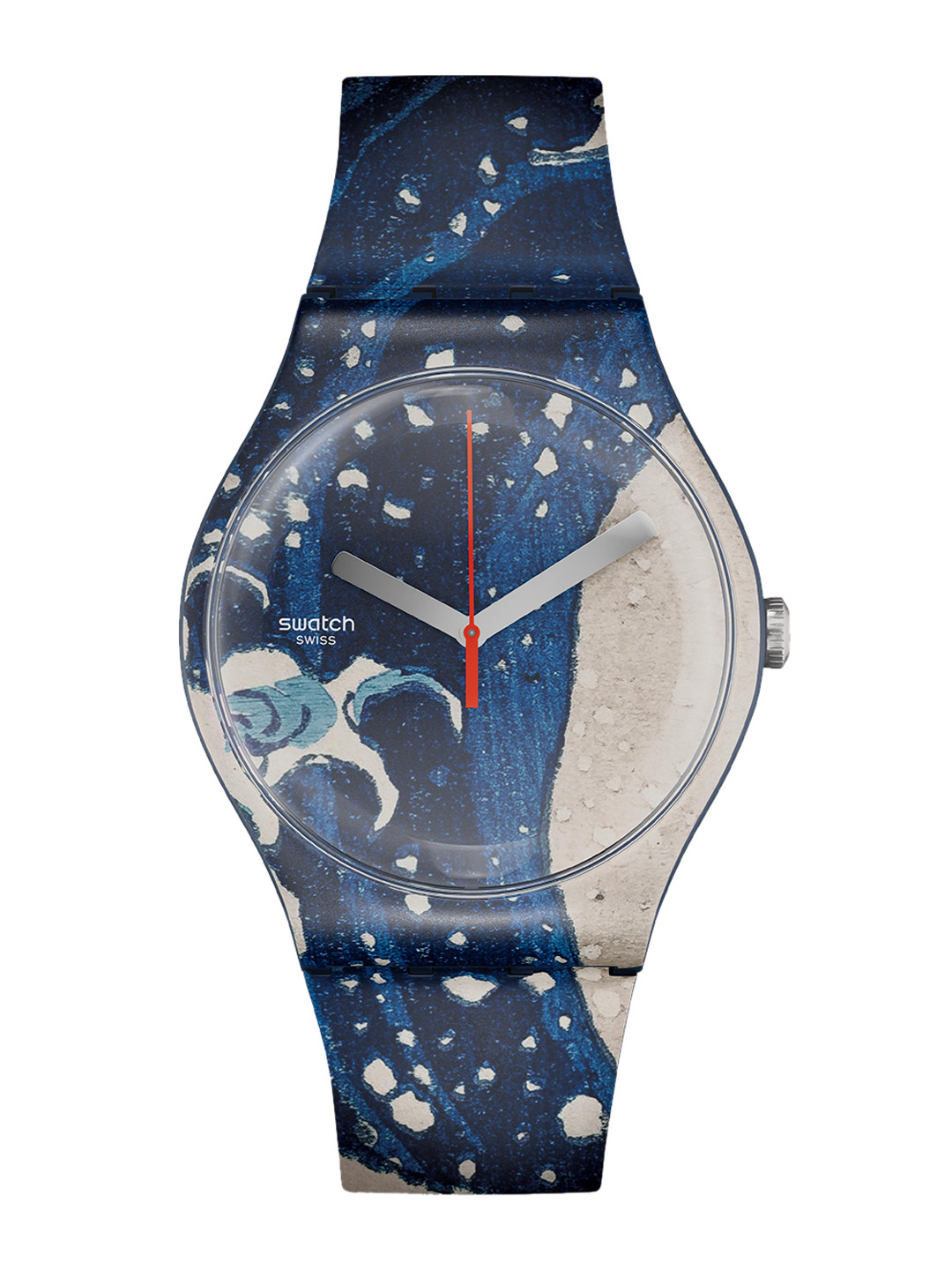 

Swatch Unisex Printed Dial & Straps Analogue Watch SUOZ351_SWATCH WATCH, Blue