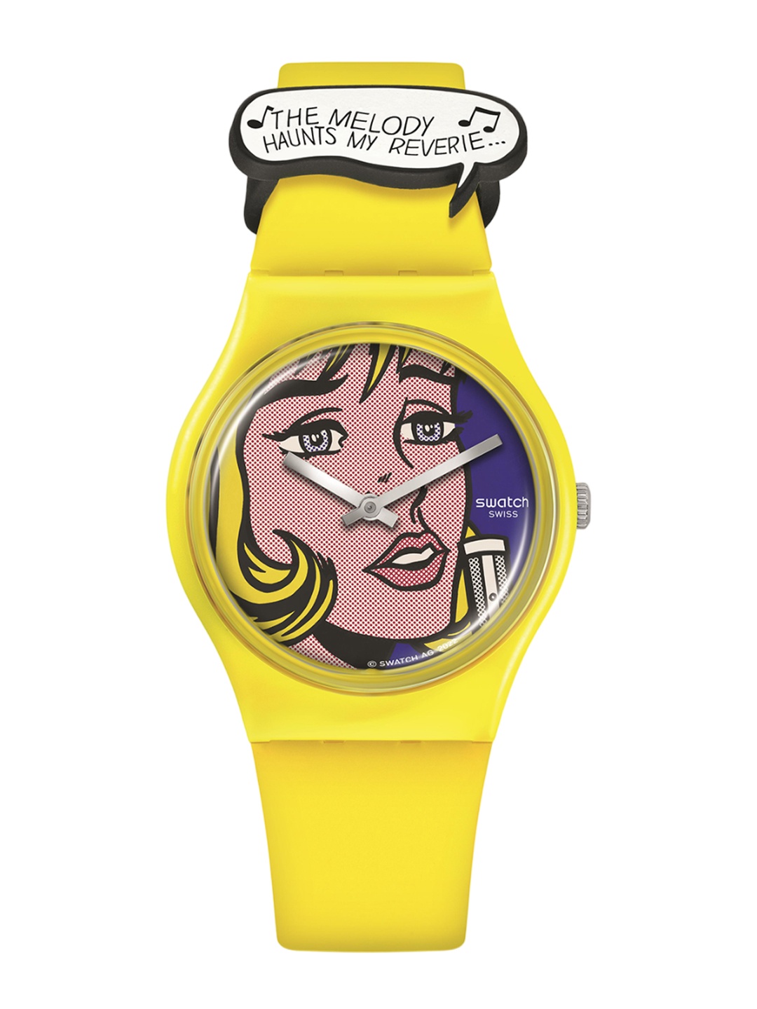 

Swatch Unisex Printed Dial & Straps Analogue Watch SO28Z117_SWATCH WATCH, Yellow