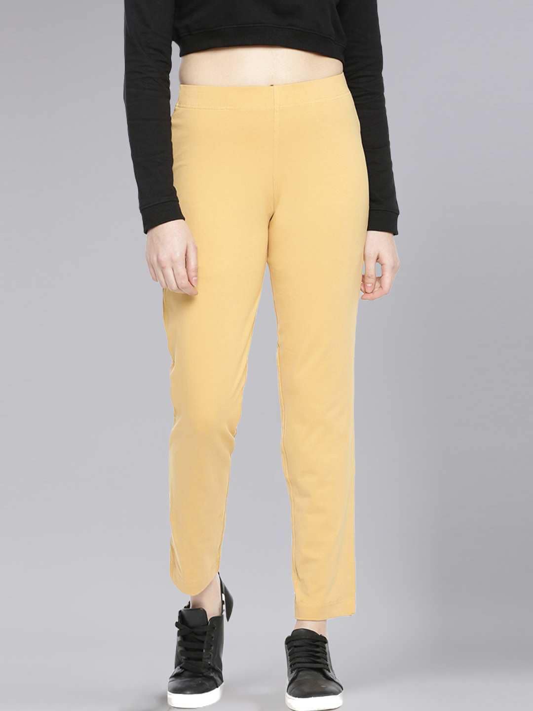 

Dollar Missy Women Relaxed Wrinkle Free Trousers, Cream