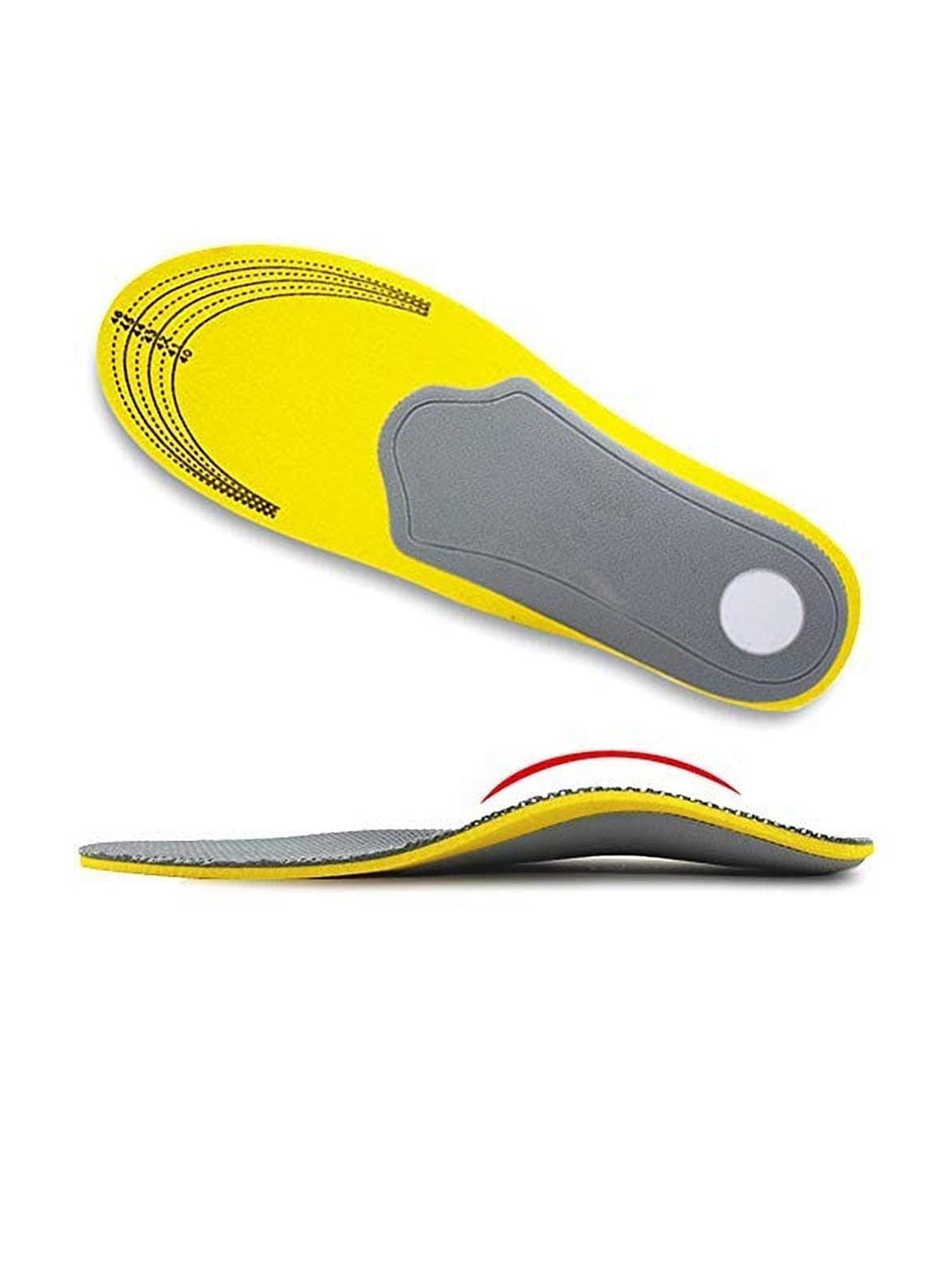 

Alexvyan Men Orthotics Pain Relief Arch Insole, Yellow