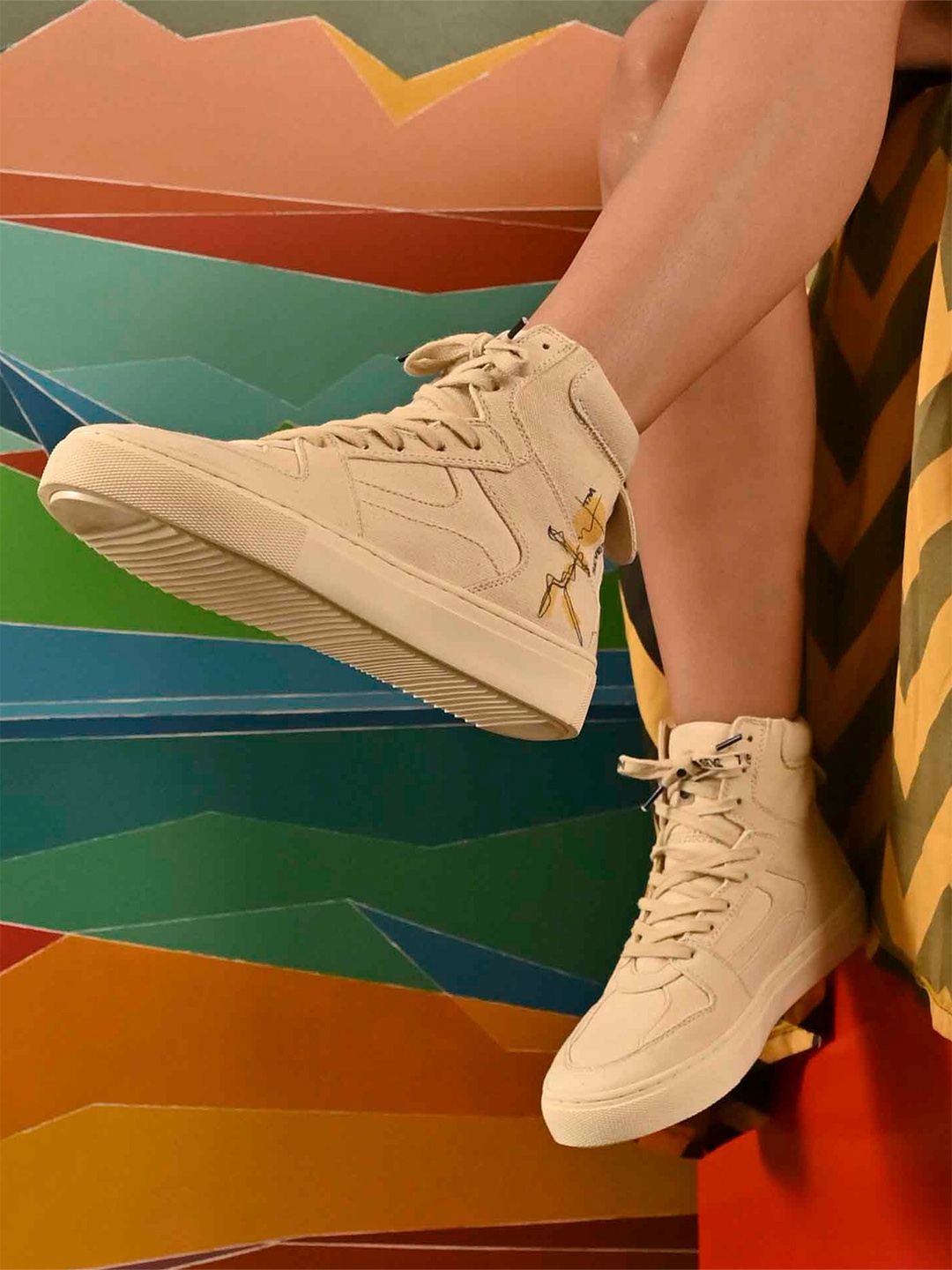 

7-10 Women Sneakers, Beige