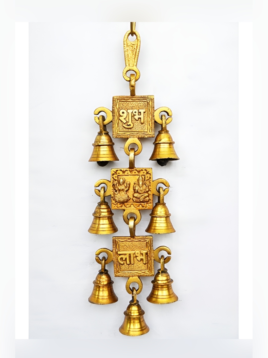 

Aakrati Brass Hanging Bell, Yellow