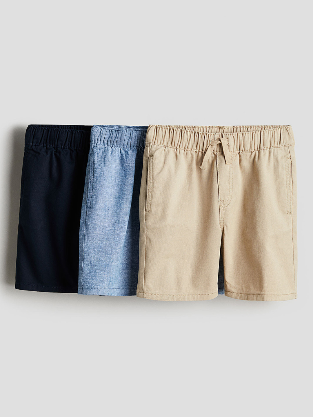 

H&M Boys 3-Pack Shorts, Blue