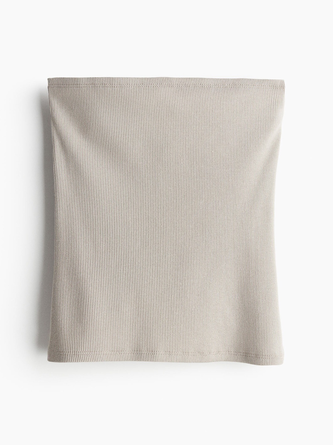 

H&M Women Ribbed Tube Top, Beige