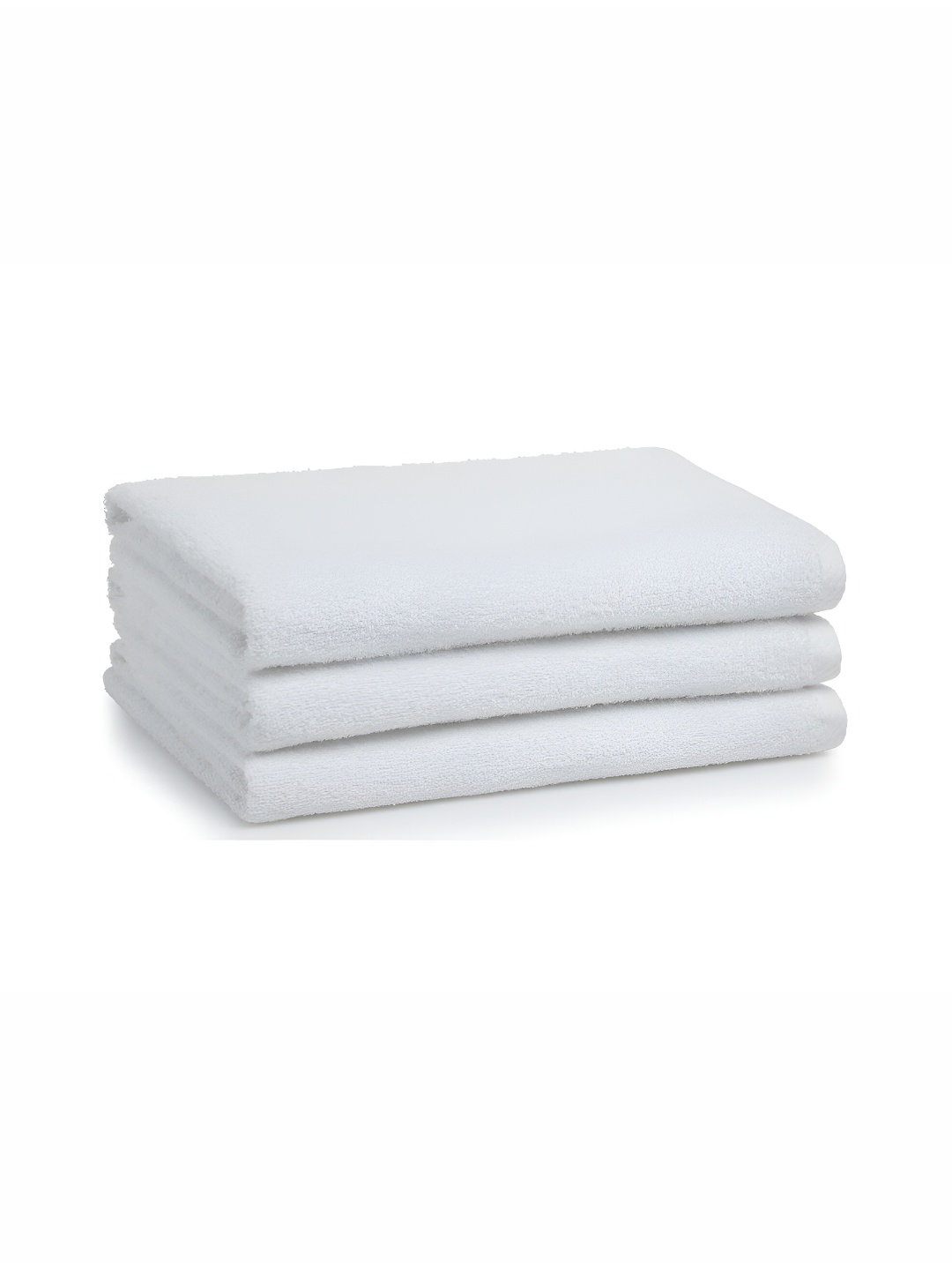 

UrbanArts White 3 Pcs Terry Cotton 400 GSM Bath Towels