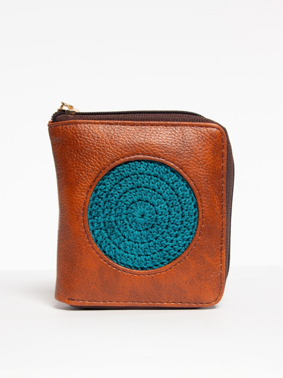 

WABASTA PU Zip Around Wallet, Turquoise blue