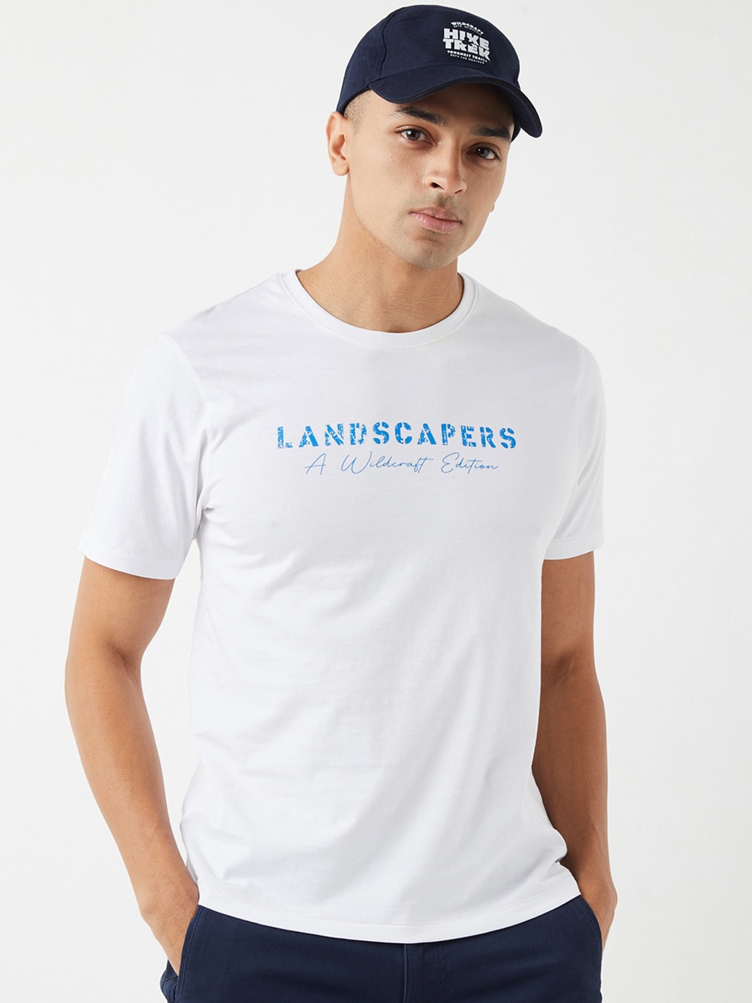 

Wildcraft Typography Printed Anti Odour Cotton T-shirt, White