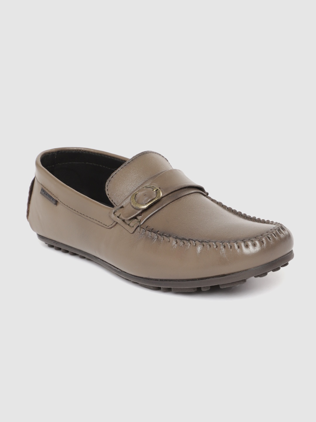 

Lee Cooper Men Leather Driving Shoes, Olive