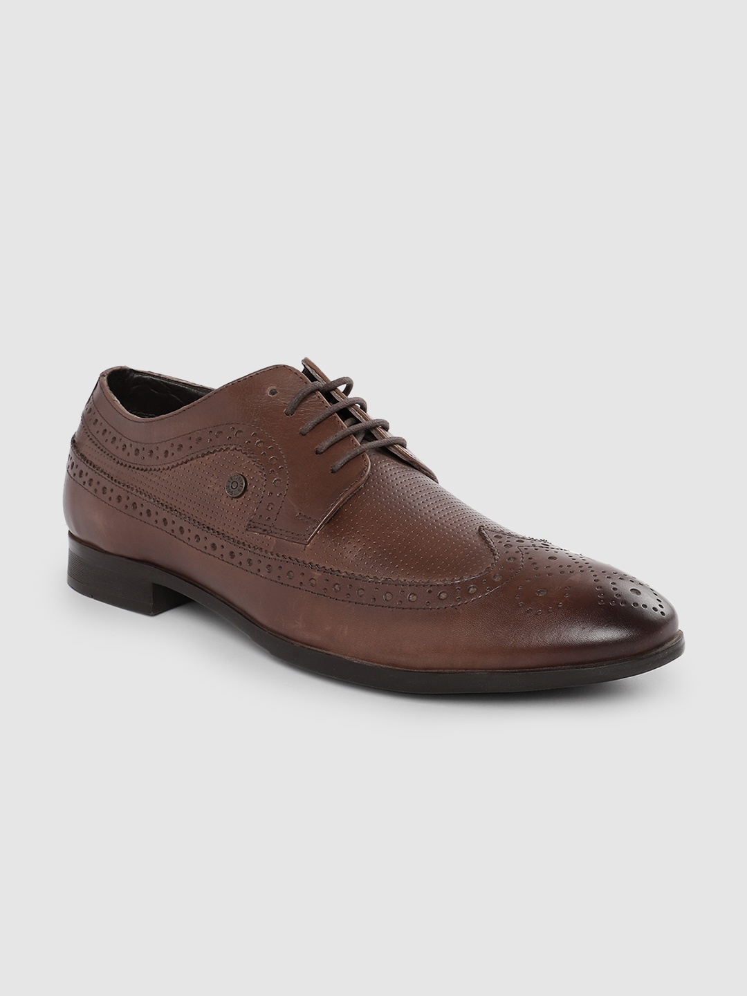 

Lee Cooper Men Formal Perforated Brogues, Brown