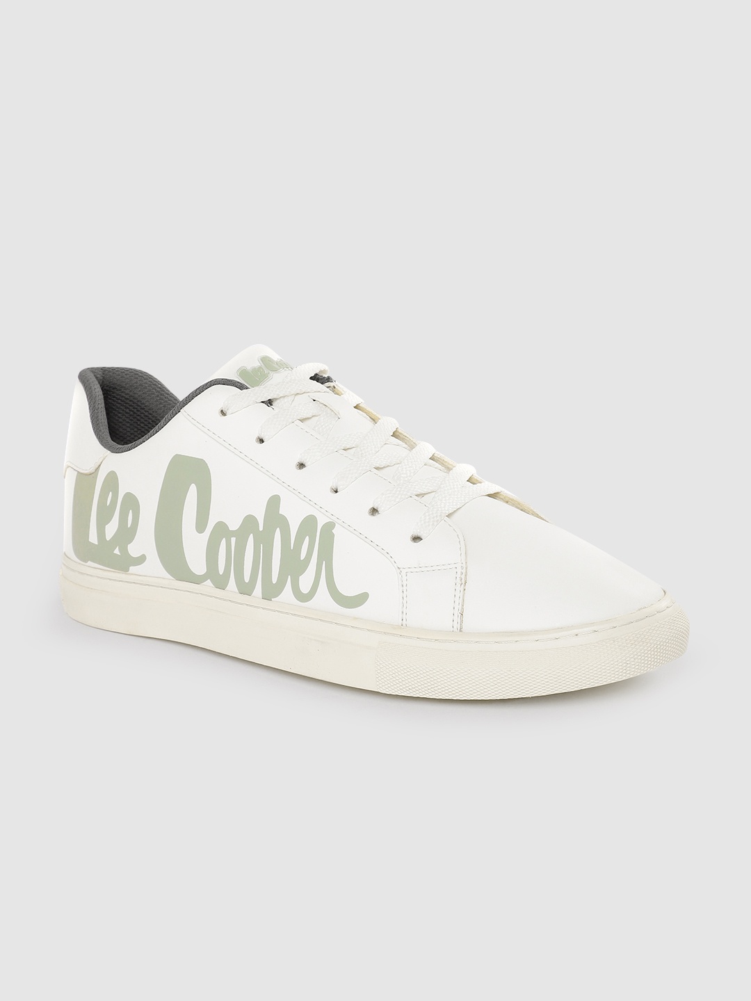 

Lee Cooper Men Brand Logo Printed Sneakers, White