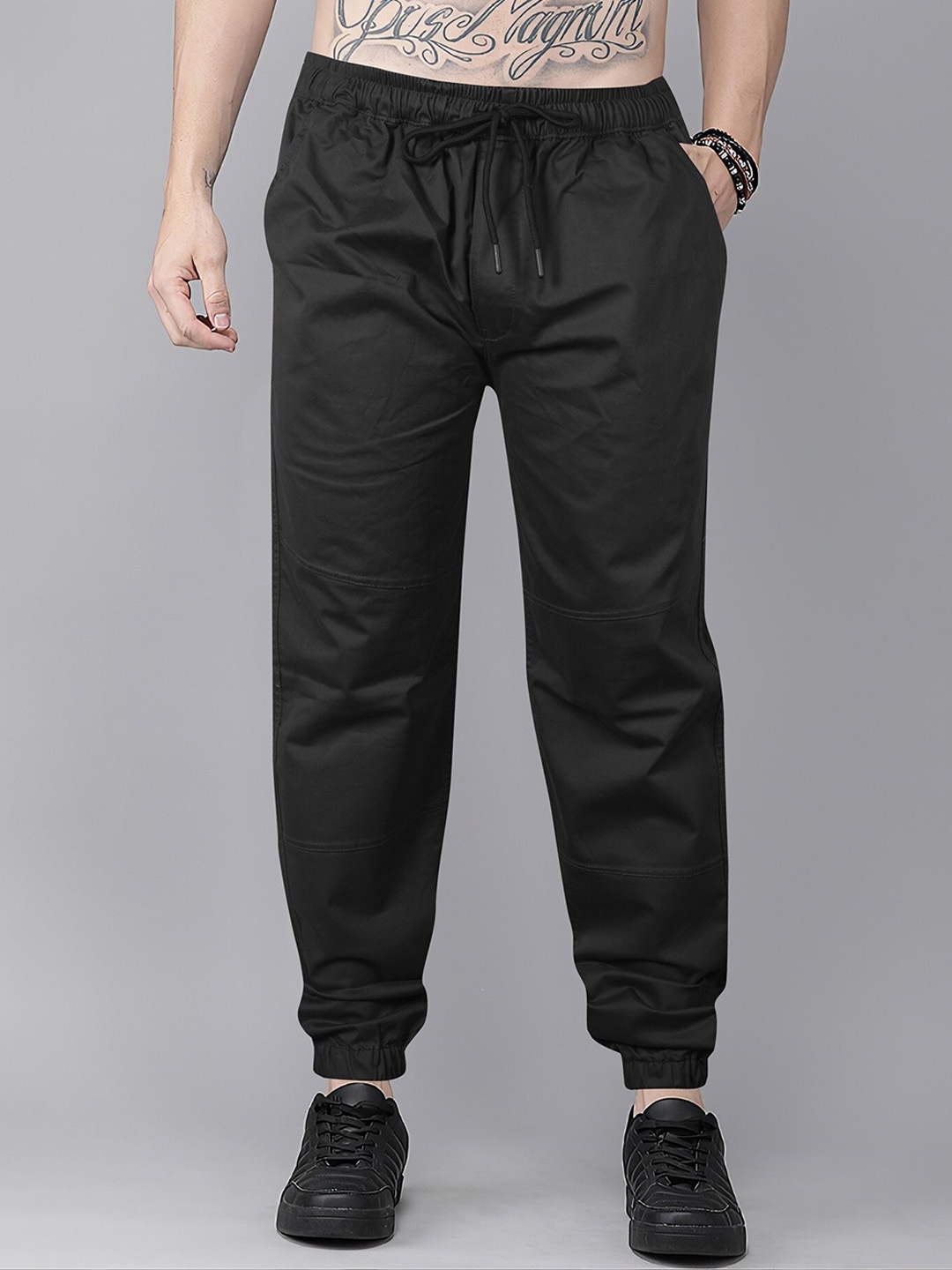 

Jb Just BLACK Men Cotton Mid Rise Jogger
