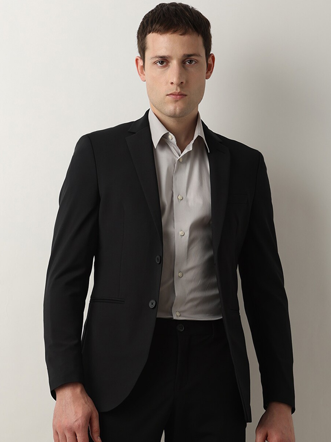 

SELECTED Single Breasted Slim Fit Blazer, Black