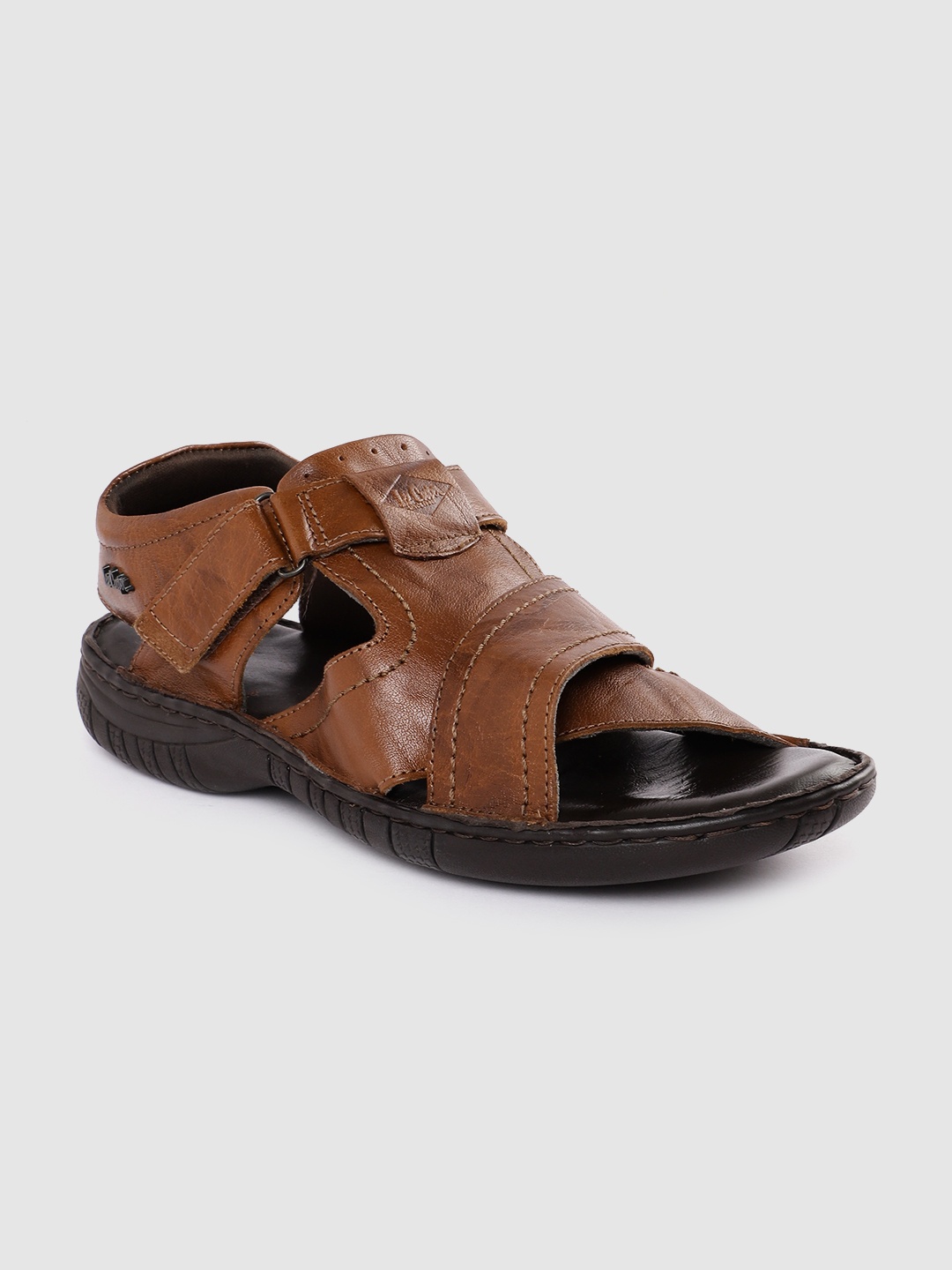 

Lee Cooper Men Leather Comfort Sandals, Brown