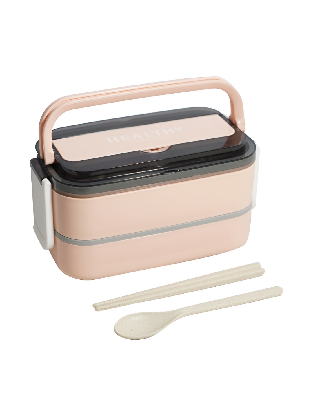 

UniKart Pink Stainless Steel Japanese Bento Lunch Box & Cutlery