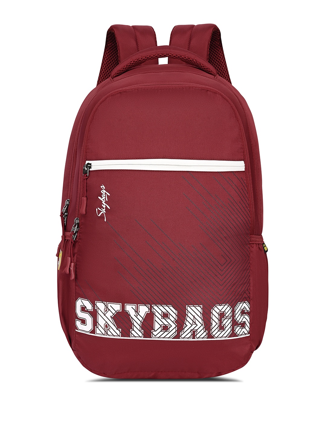 

Skybags Teckie Pro Laptop Striped Backpack, Maroon