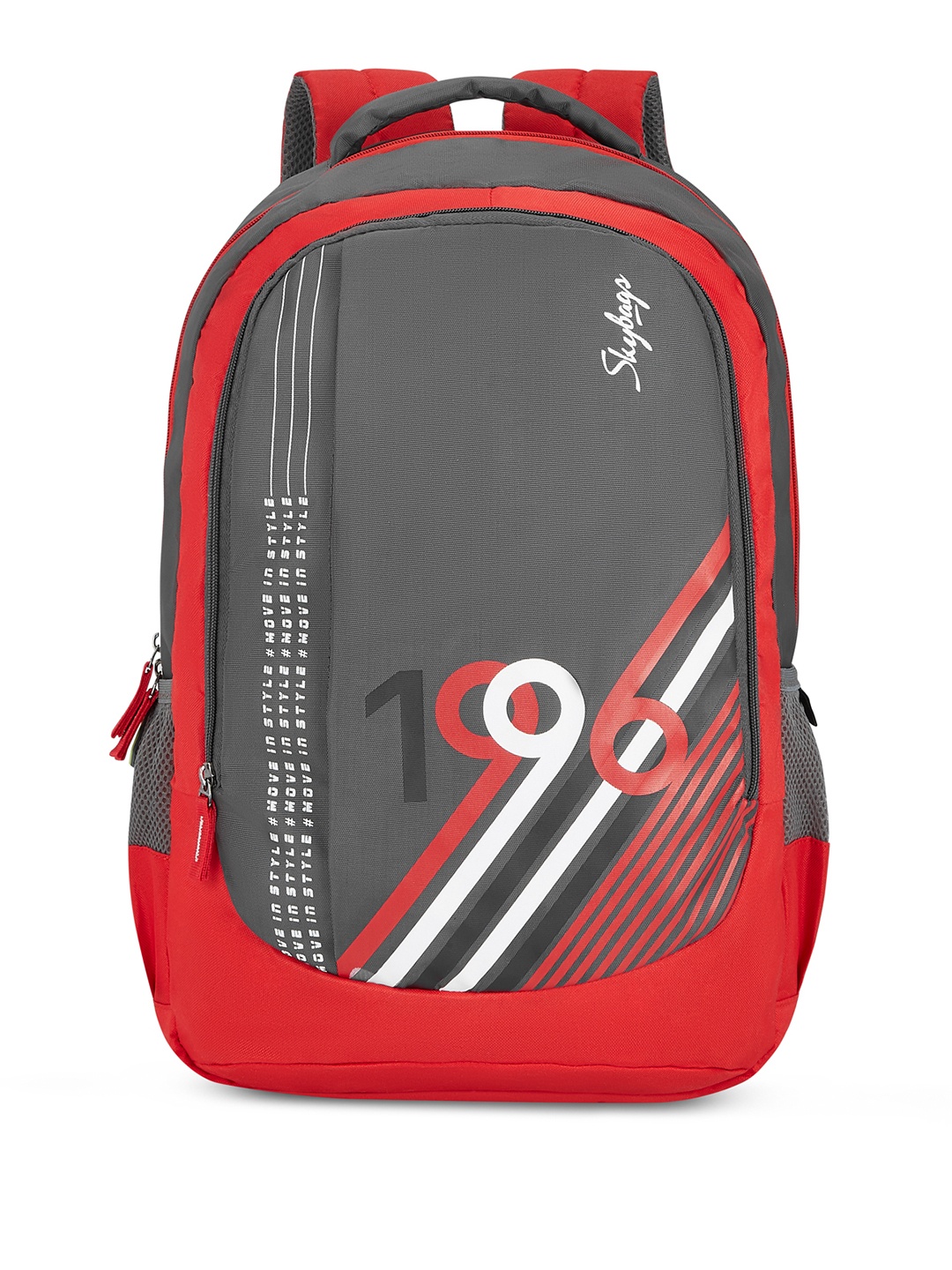 

Skybags Beatle Nxt 02 Typography Print Laptop Backpack, Grey