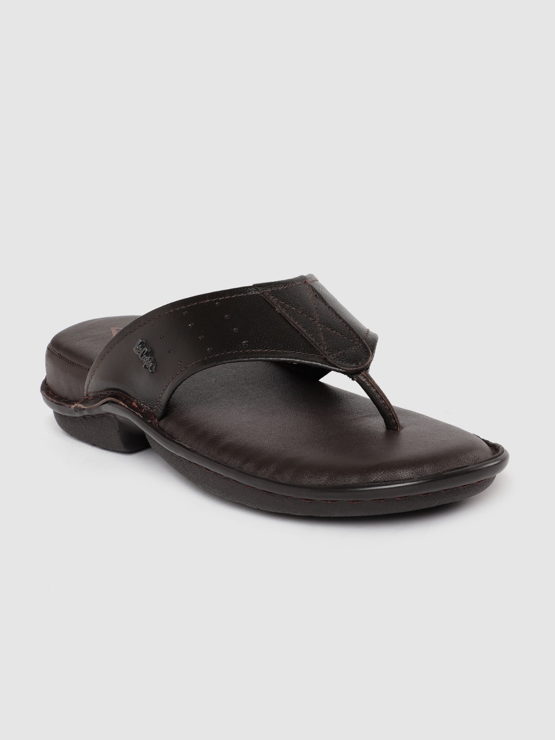 

Lee Cooper Men Leather Comfort Sandals, Coffee brown