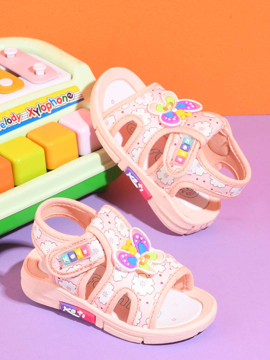 

Kats Infant Musical Sound Sports Sandals, Pink