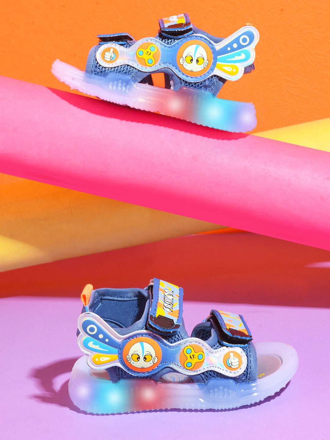 

Kats Kids LED Light Sports Sandals, Blue