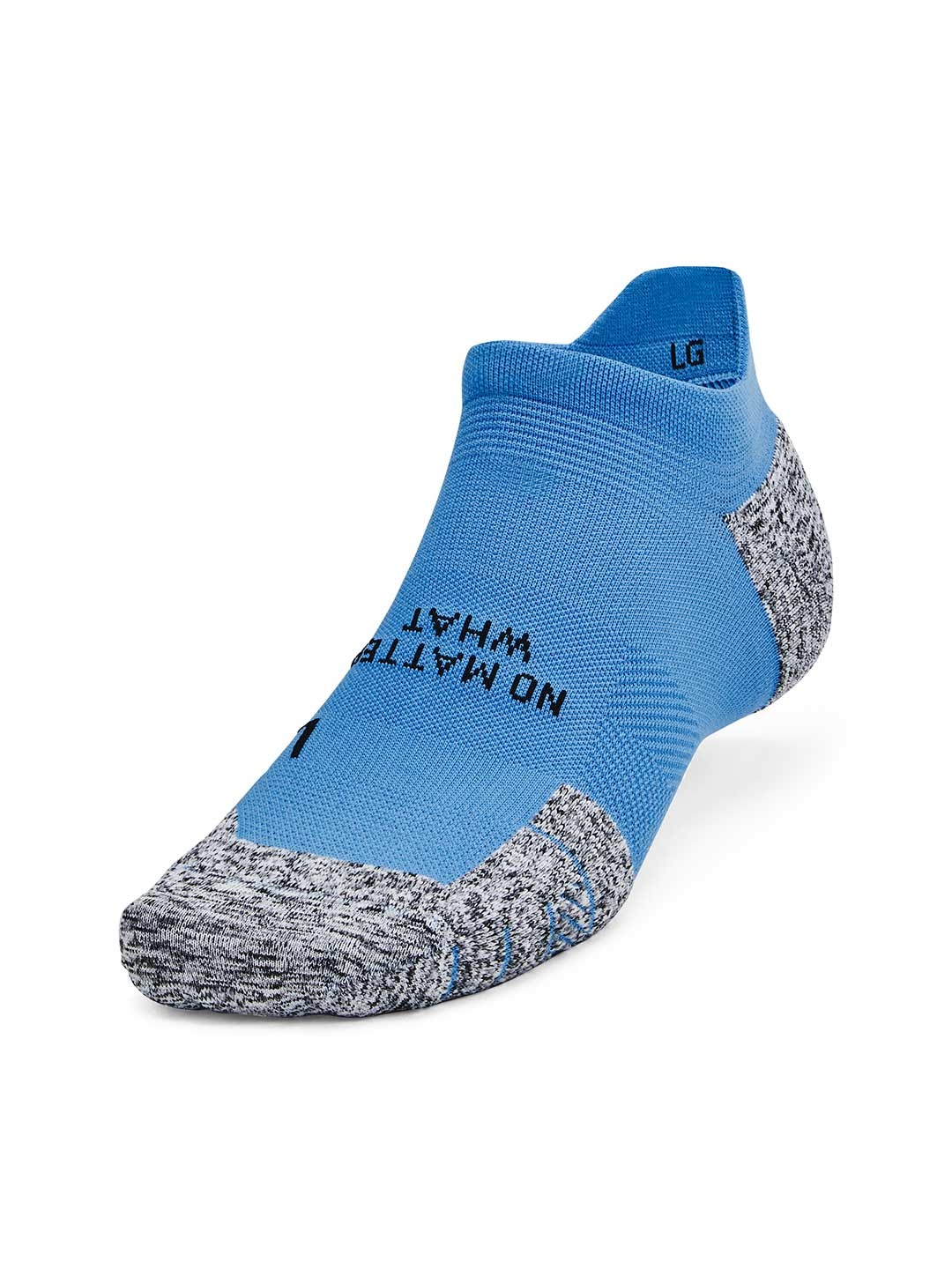 

UNDER ARMOUR Unisex Ankle Length Run Cushion 1pk NS Tab Socks, Blue