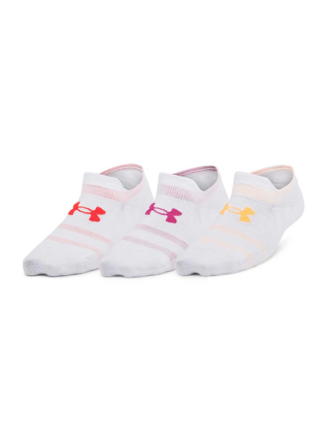 

UNDER ARMOUR Unisex Pack Of 3 Essential UltraLowTab Socks, White