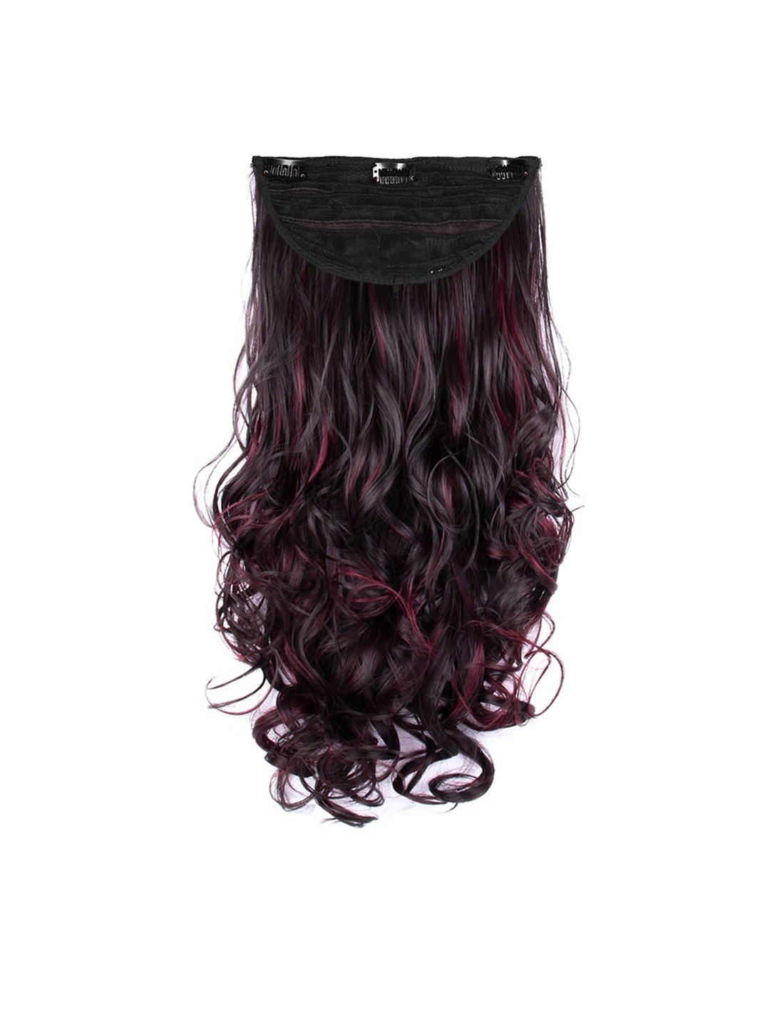 

Streak Street Clip-In Semi-Wavy Hair Extension, Burgundy