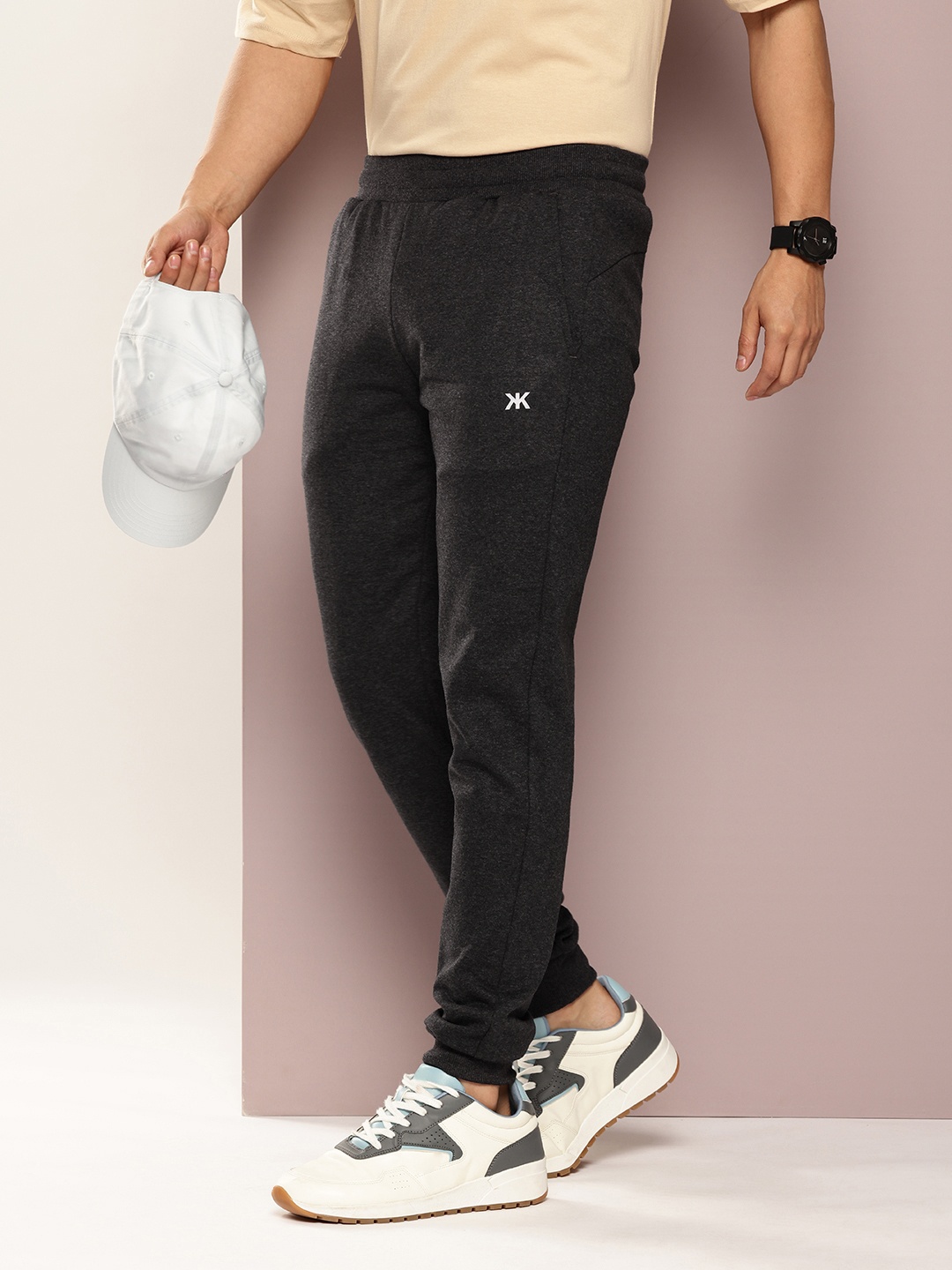 

Kook N Keech Solid Joggers, Charcoal