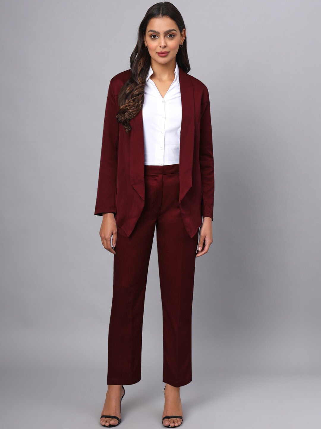 

BRINNS 2-Piece Long Sleeved Suits, Burgundy