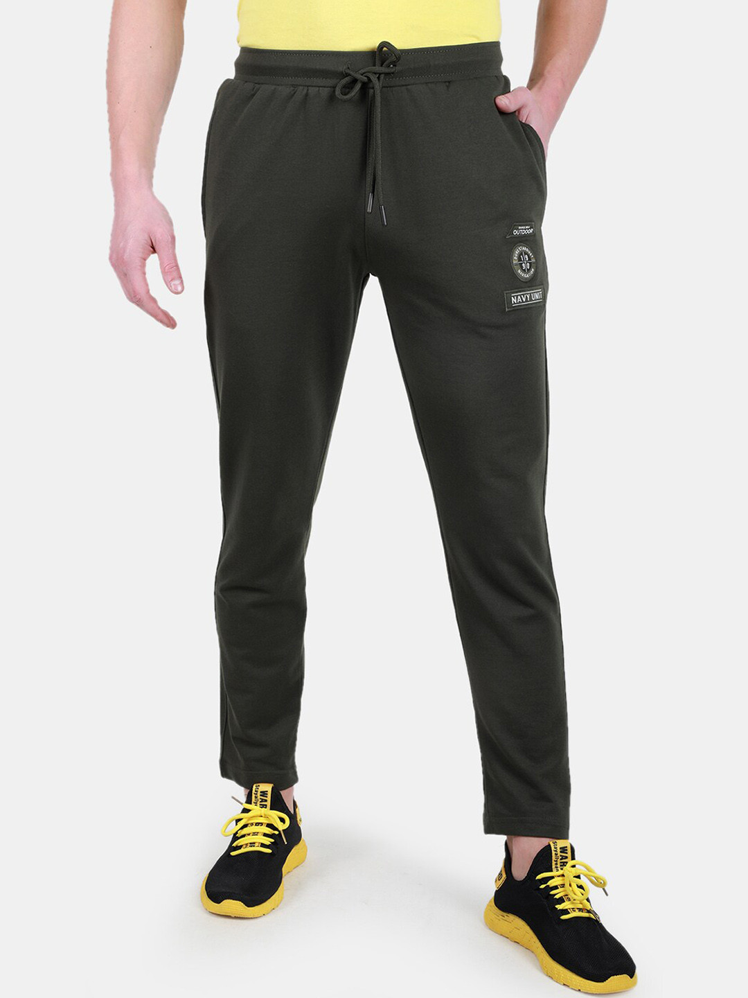 

Duke Men Cotton Slim Fit Track Pant, Green