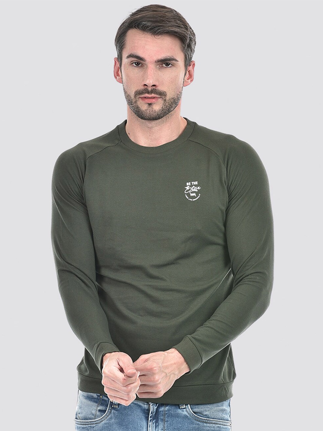 

Lawman pg3 Round Neck Pullover Sweatshirt, Green