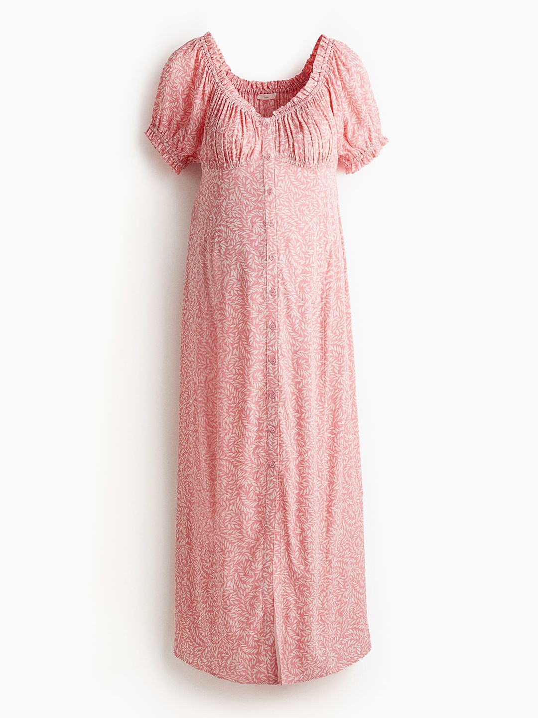 

H&M Women MAMA Off-The-Shoulder Dress, Pink