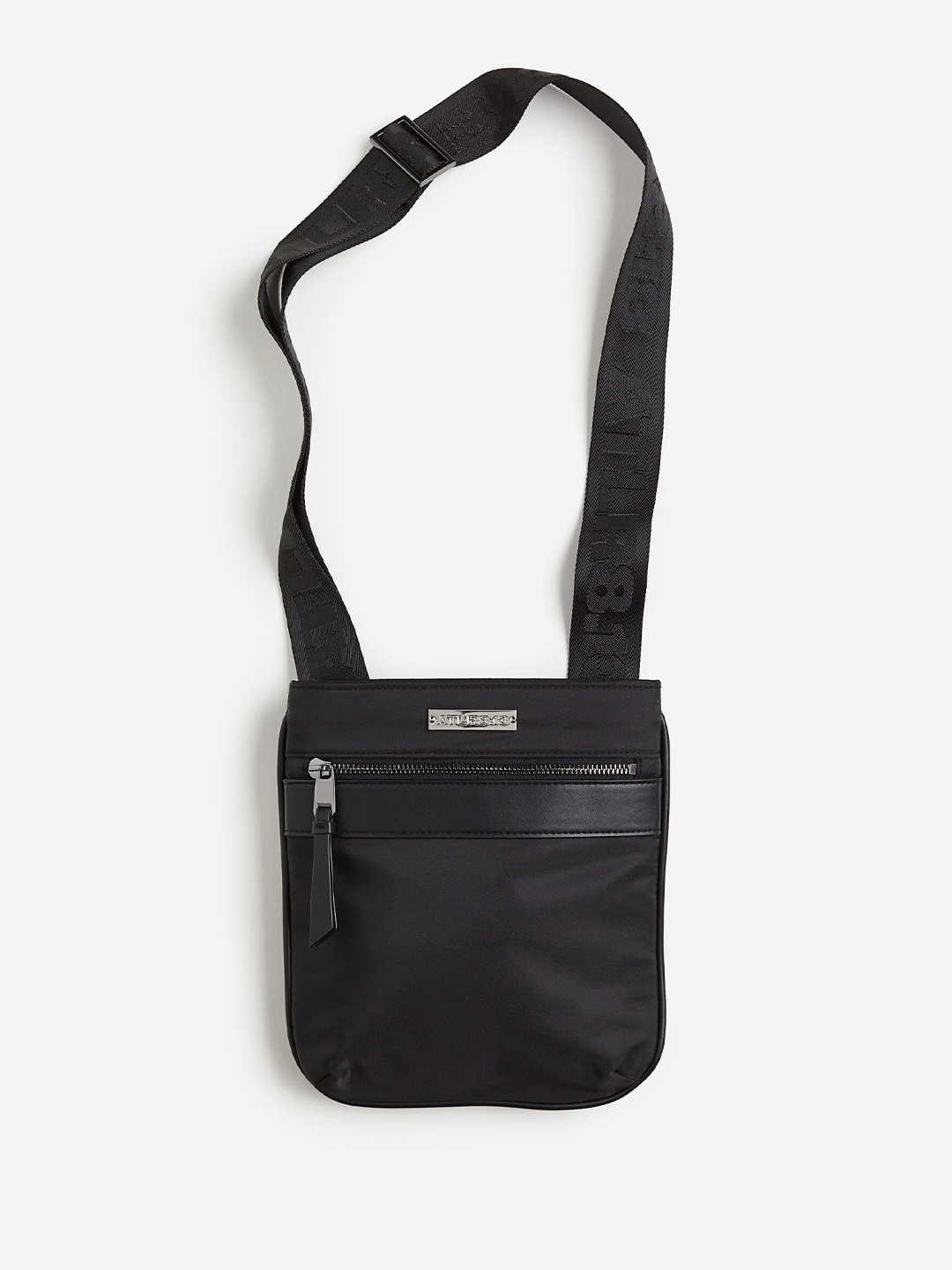 

H&M Men Flat Shoulder Bag, Black